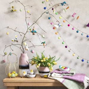 Felt Easter Decorations on Easter Tree