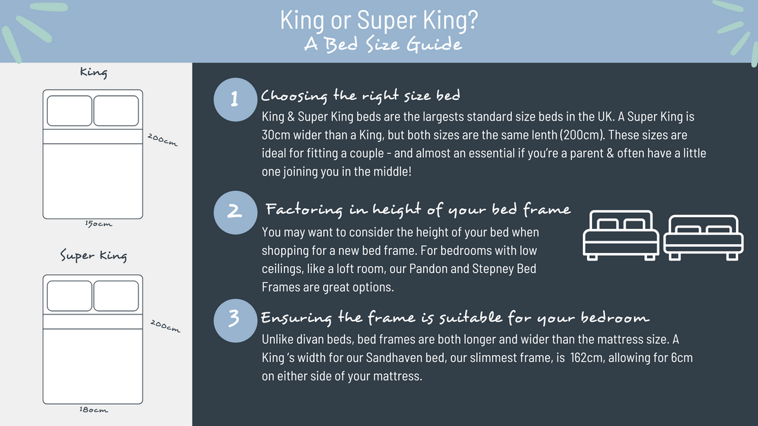 King or Super King Bed? A Bed Size Guide