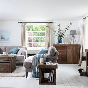 Rustic Solid Wood Living Room Furniture