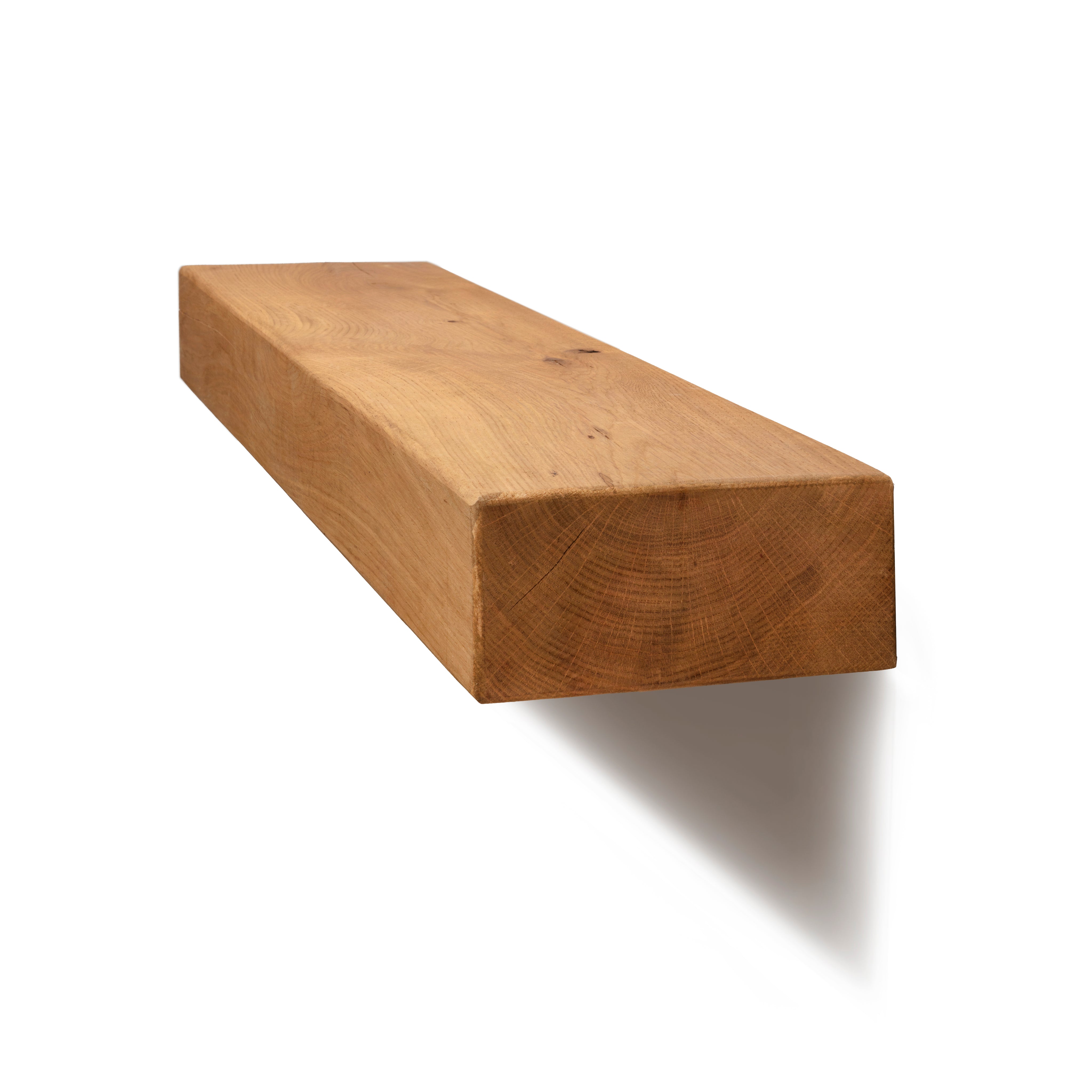 8x4 Oak Floating Shelf (19x9cm)