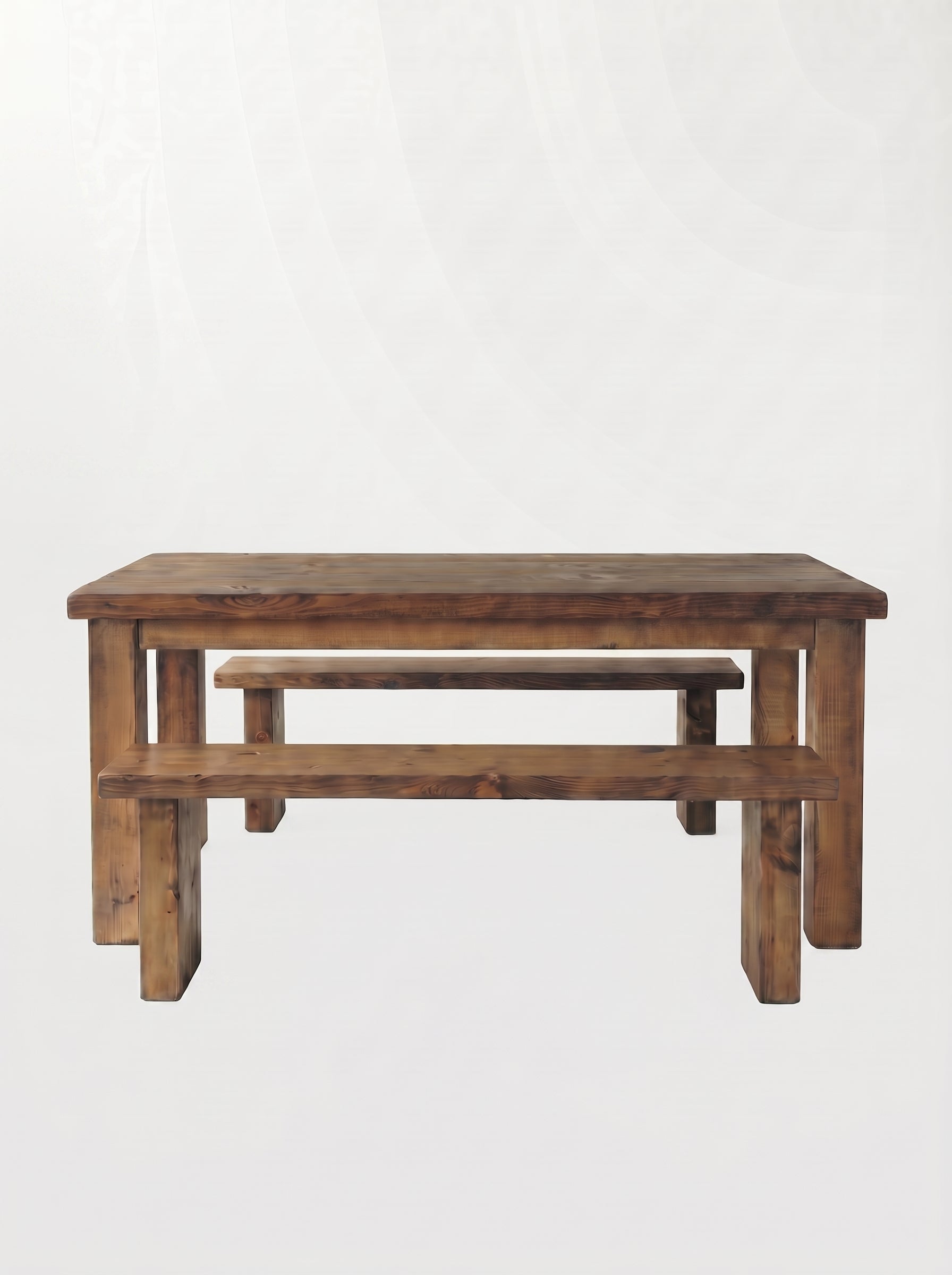 Chopwell Dining Table and Benches - Dining Table and Benches Sets