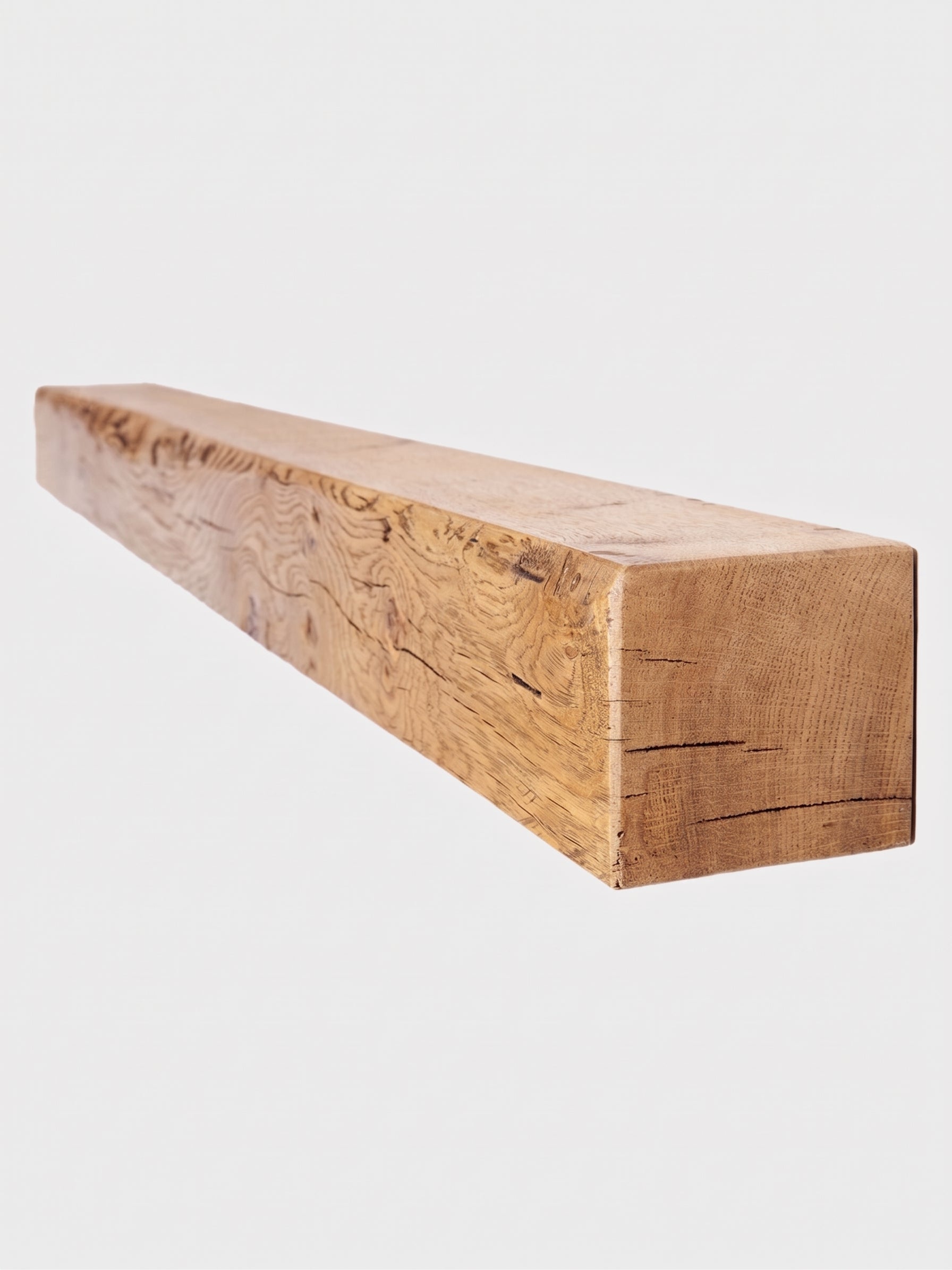 4x4 Oak Mantel Beam (9x9cm) - Mantel Beams