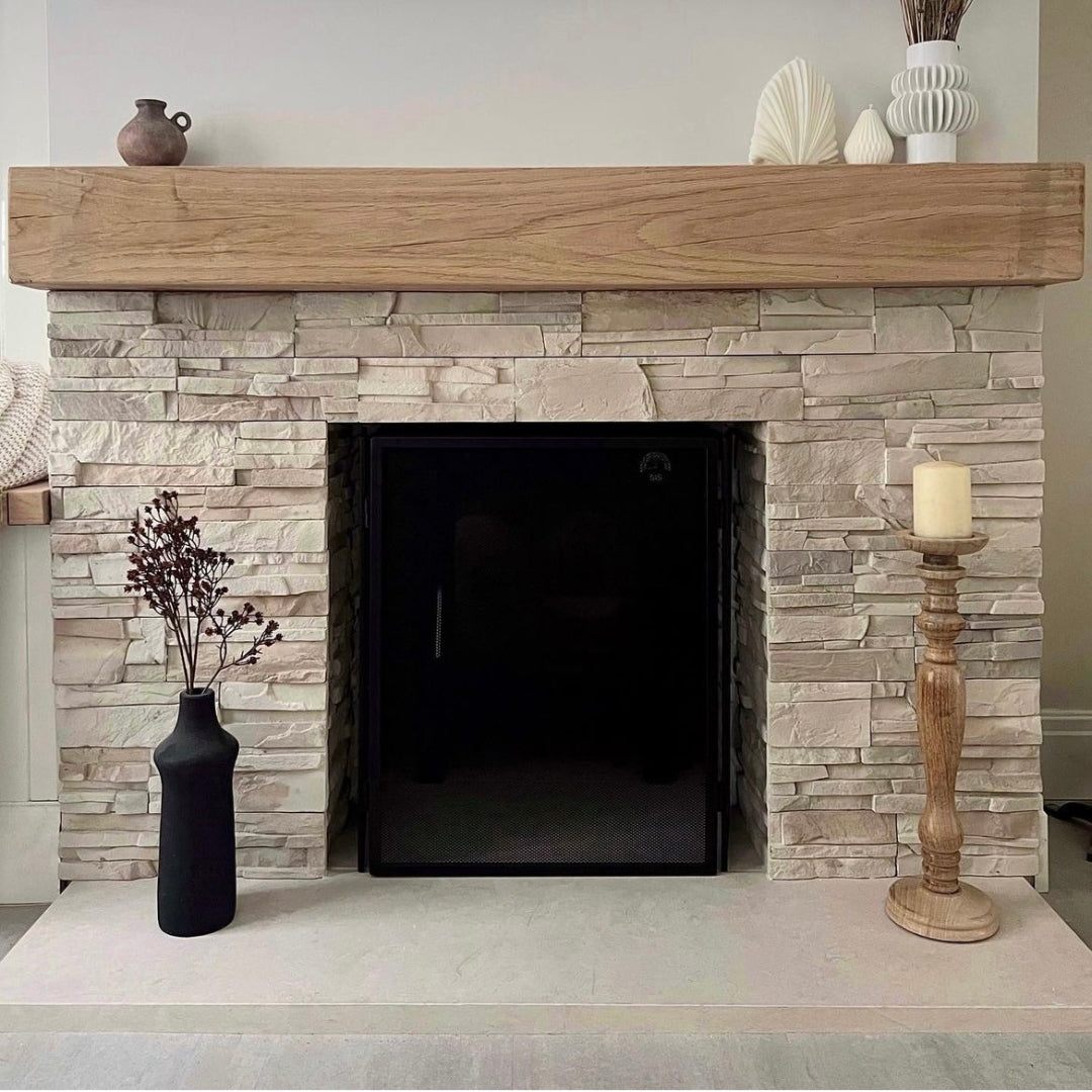4x6 Oak Mantel Beam (9x14cm)