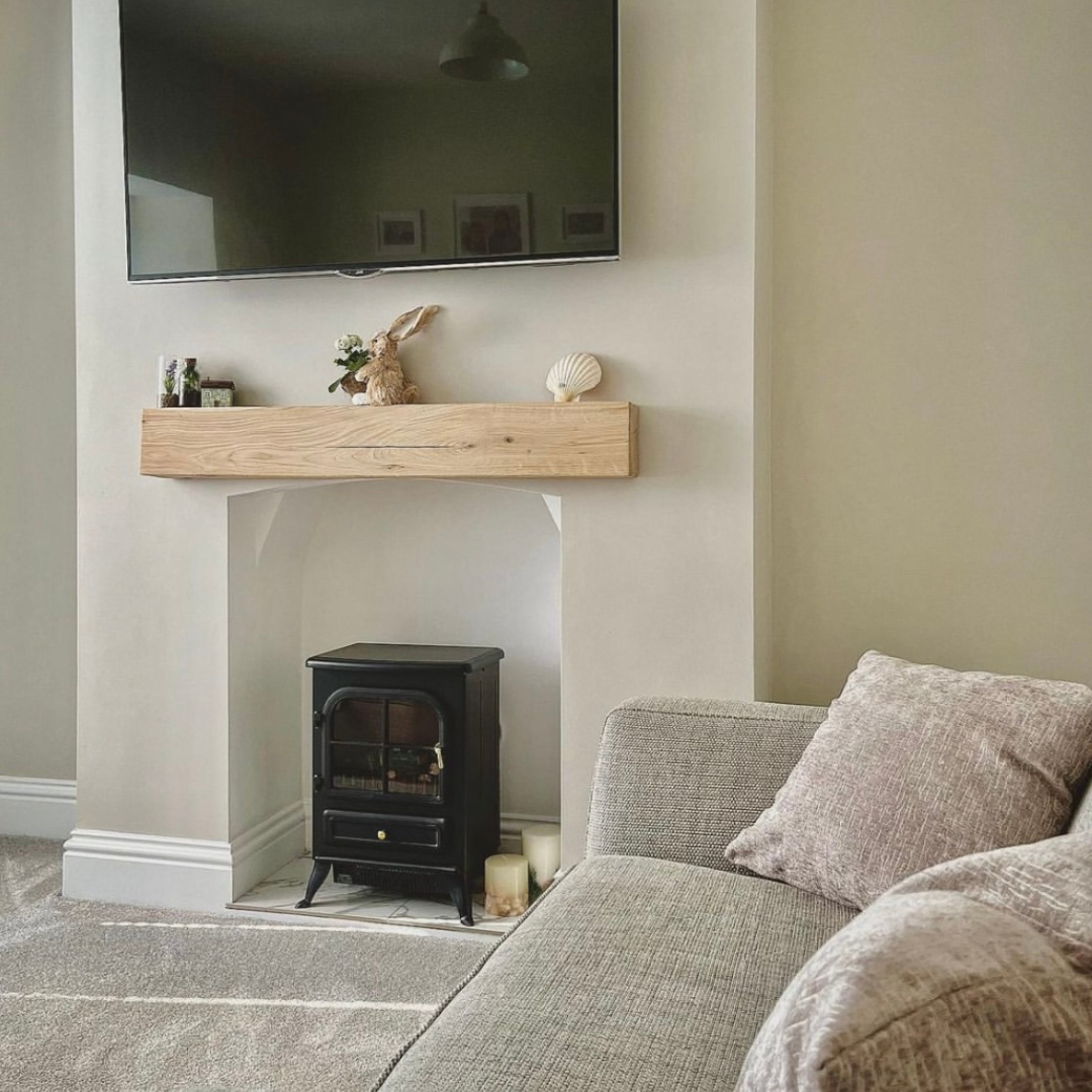 4x6 Oak Mantel Beam - Outlet - Save 20% -
