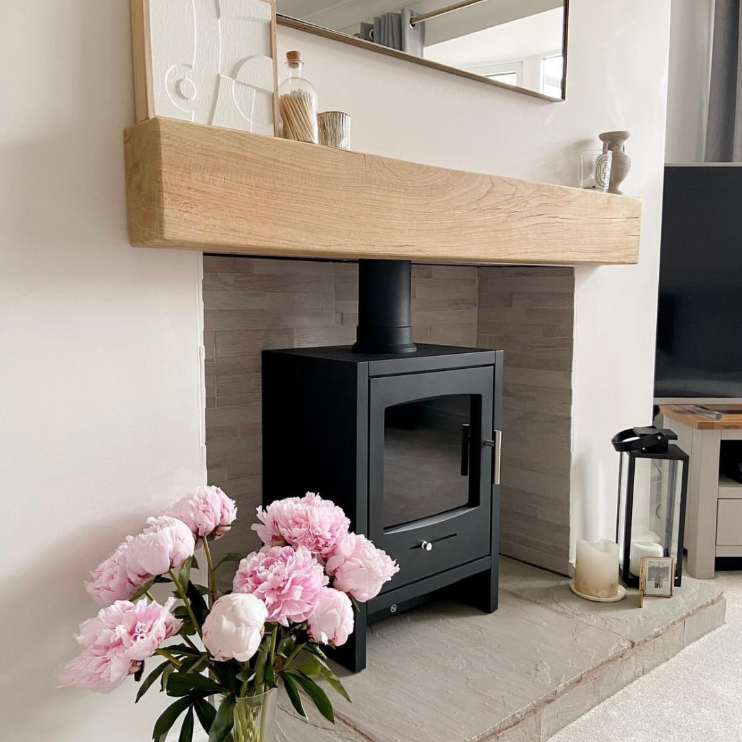 4x6 Oak Mantel Beam (9x14cm)