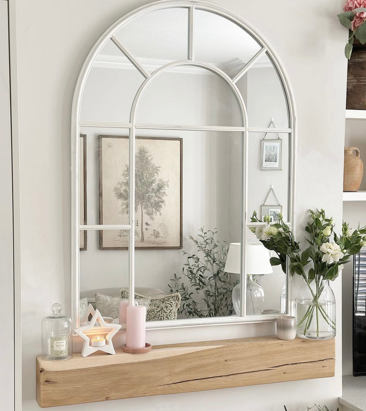 4x8 Oak Mantel Beam (9x19cm)