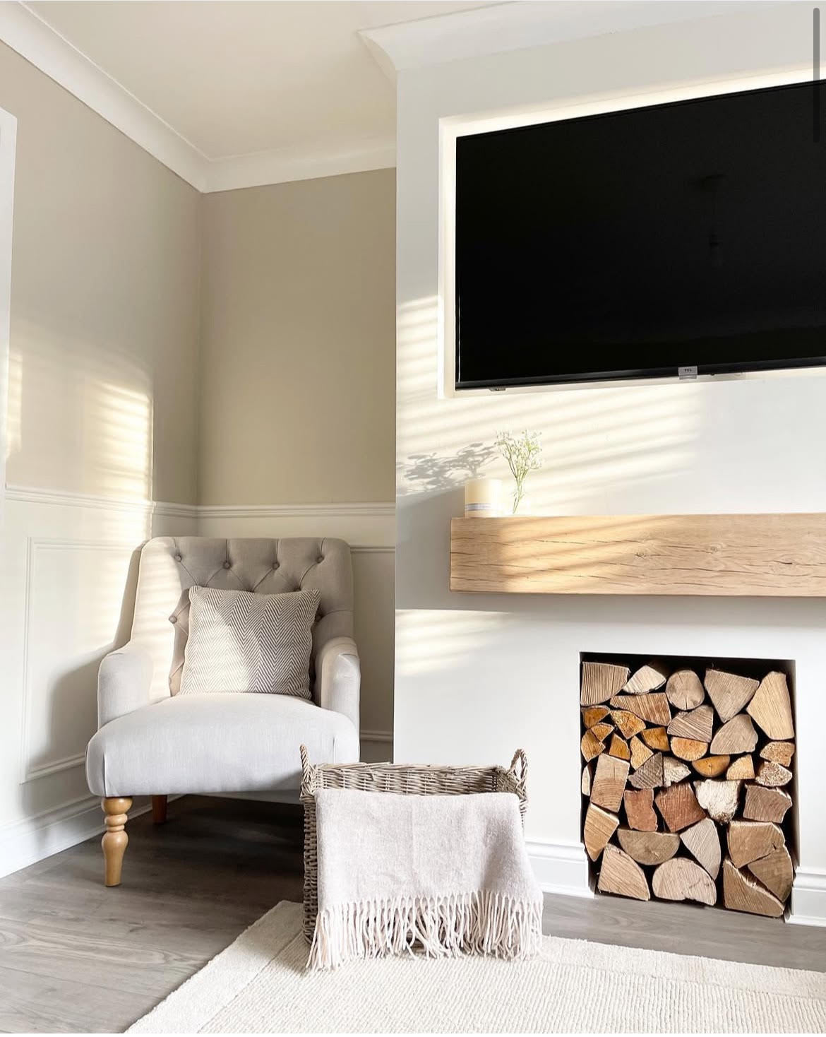 4x8 Oak Mantel Beam (9x19cm)