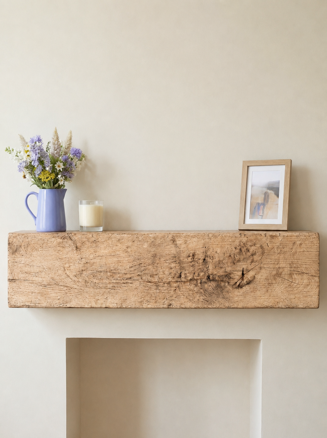4x8 Oak Mantel Beam (9x19cm) - Mantel Beams