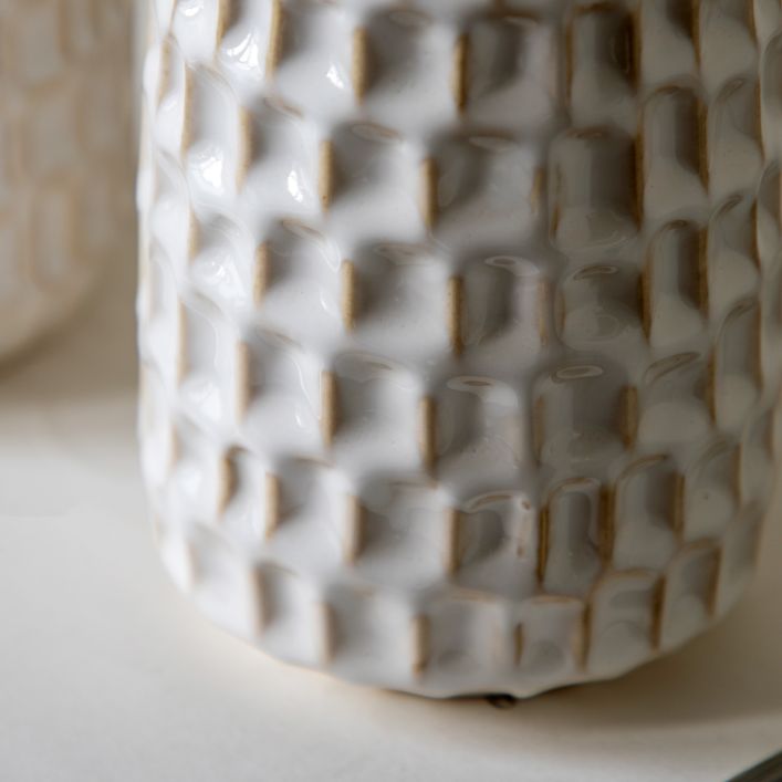 Textured Ceramic Bud Vase