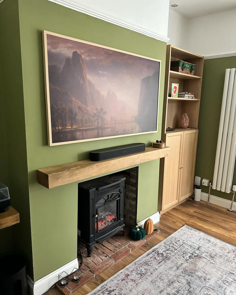 6x4 Oak Floating Shelf (14x9cm) -