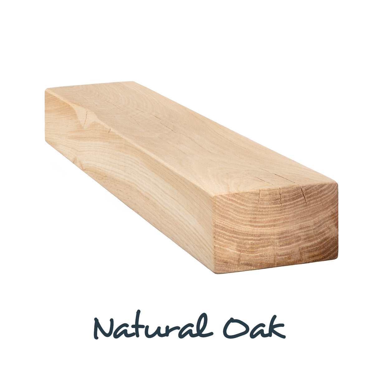 6x4 Oak Floating Shelf (14x9cm) -