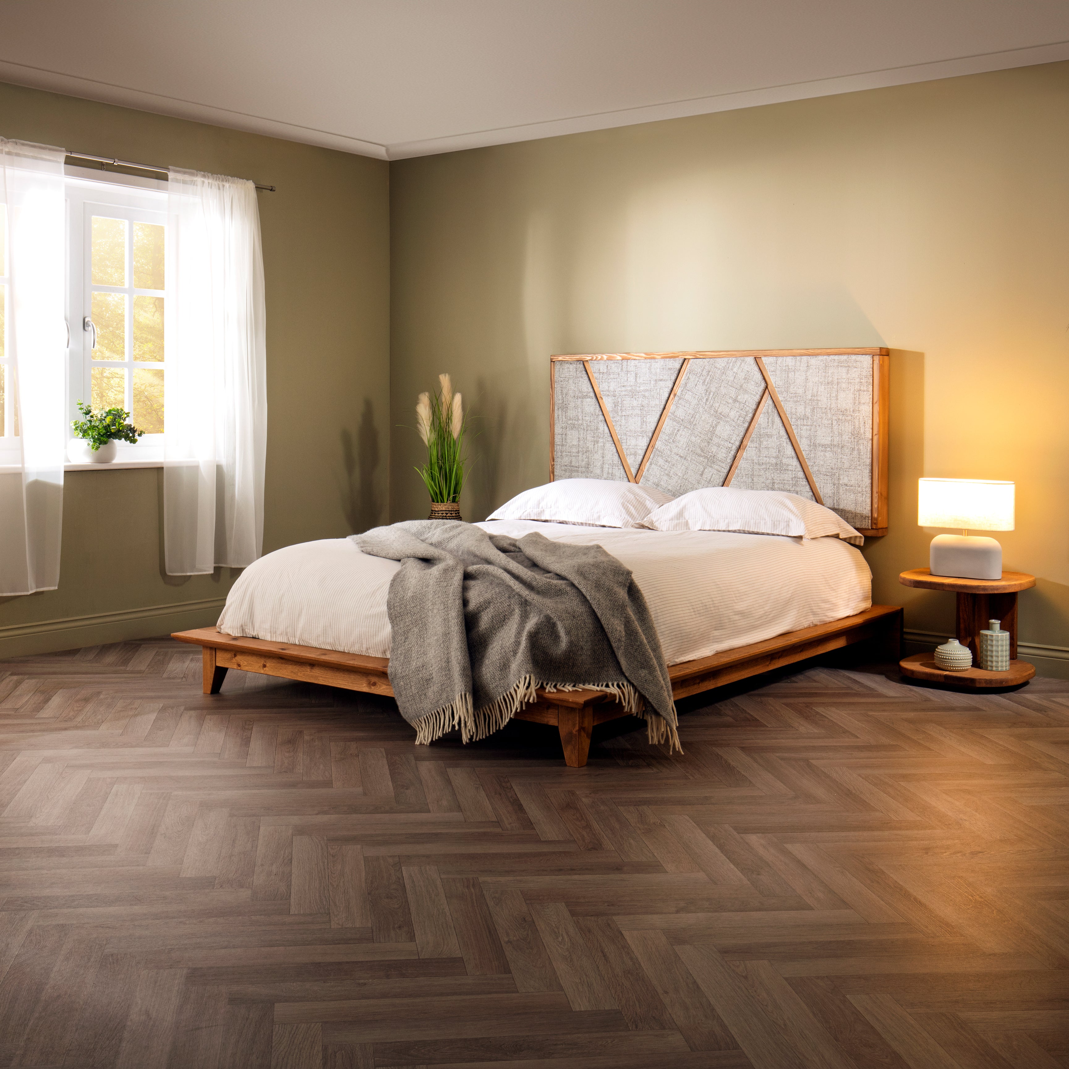 Scotswood Bed Frame & Bellingham Headboard -