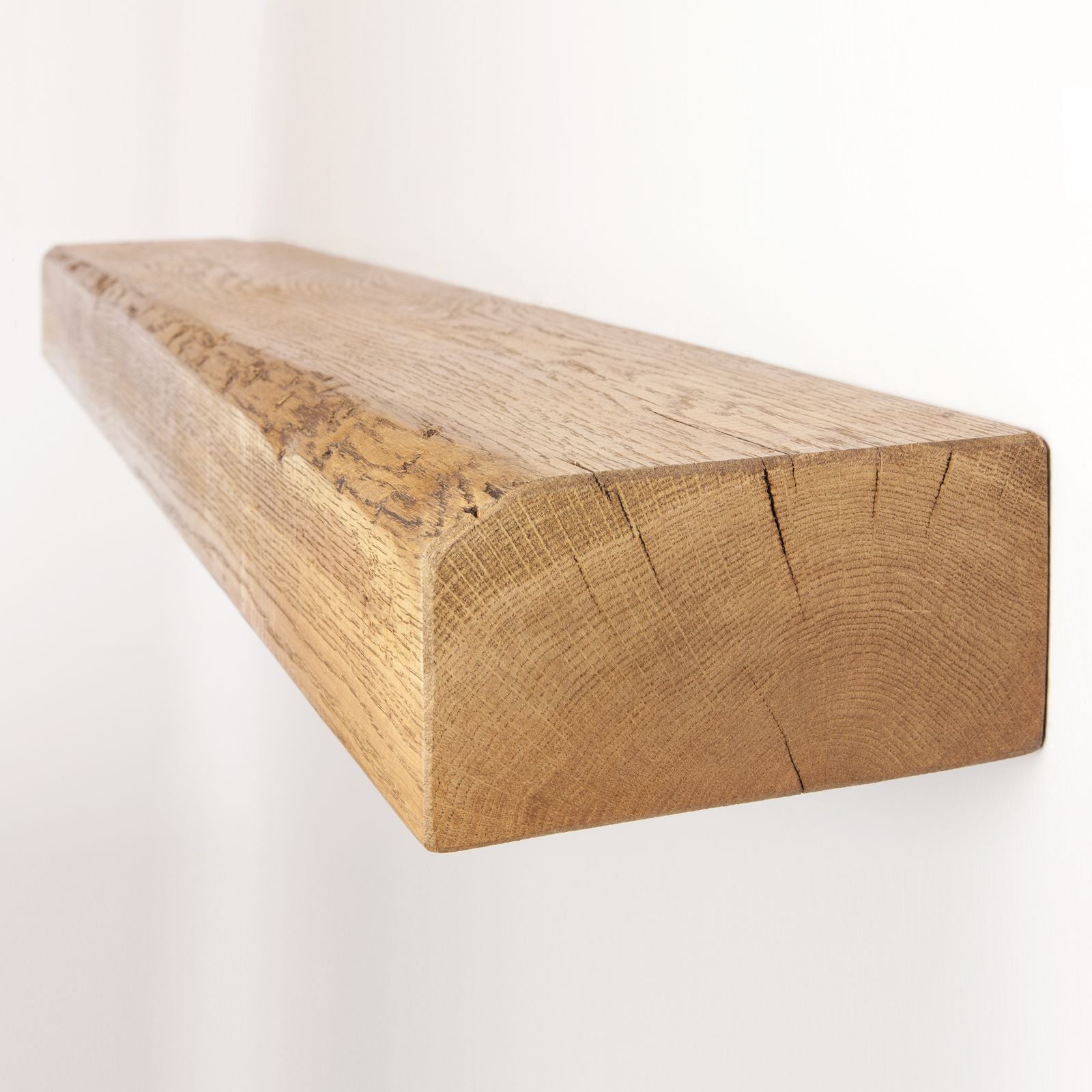 8x4 Oak Floating Shelf - Outlet - Save 20% -