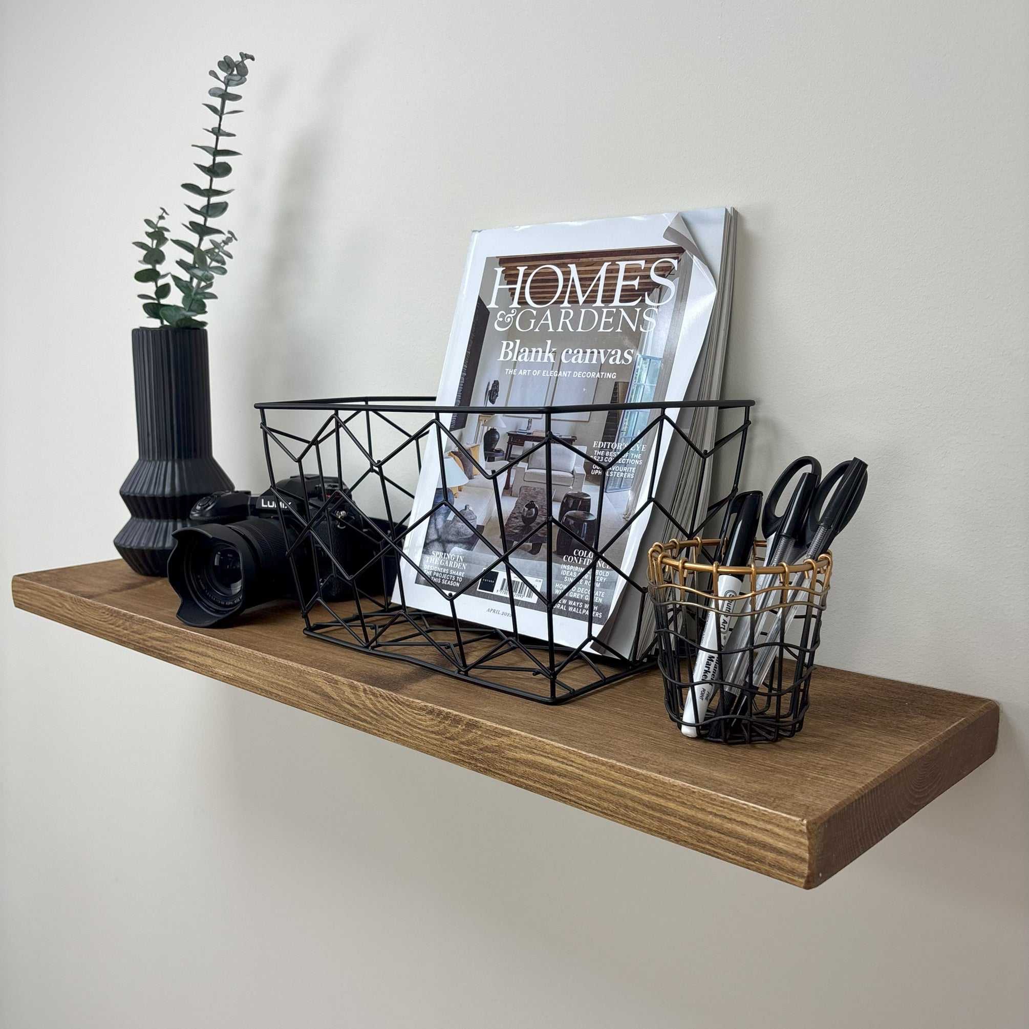 Rustic Floating Shelf - 22cm x 3.5cm