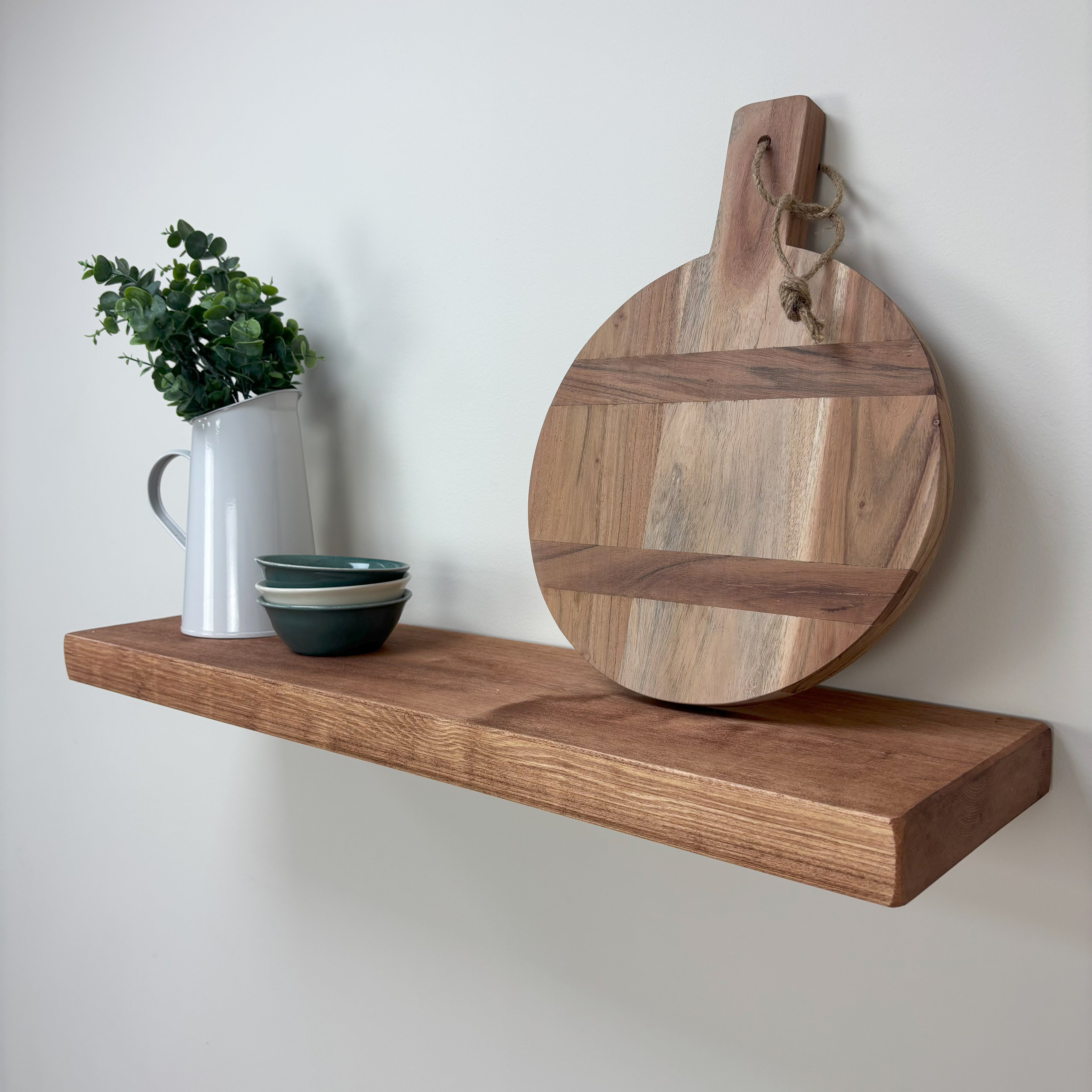 Rustic Floating Shelf - 22cm x 4.5cm -