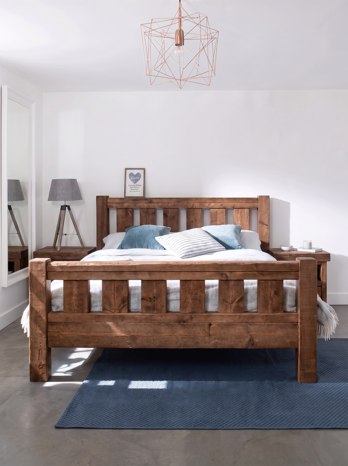 Derwent Bed Frame With Footboard - Bed Frames