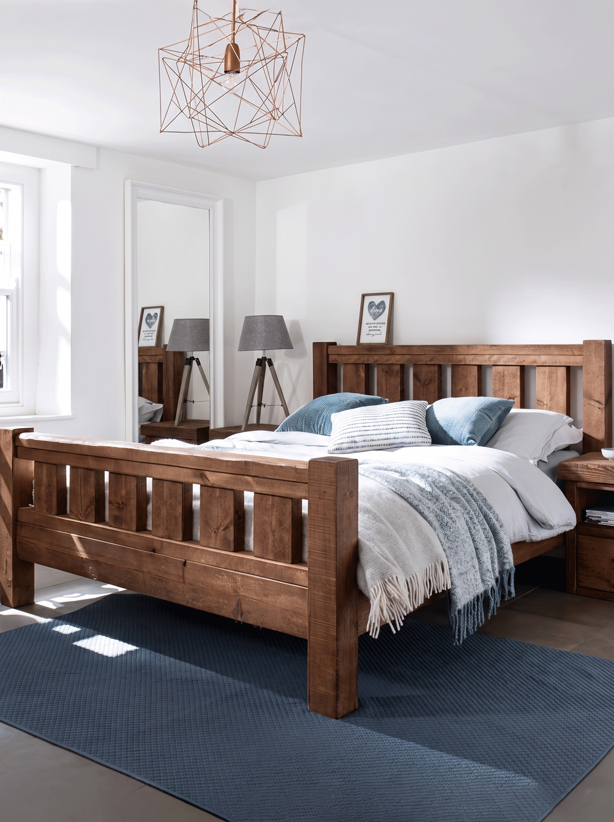 Derwent Bed Frame With Footboard - Bed Frames