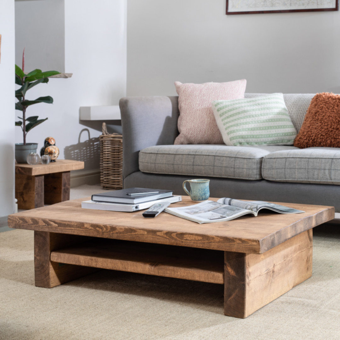 Chopwell Low Coffee Table With Storage -