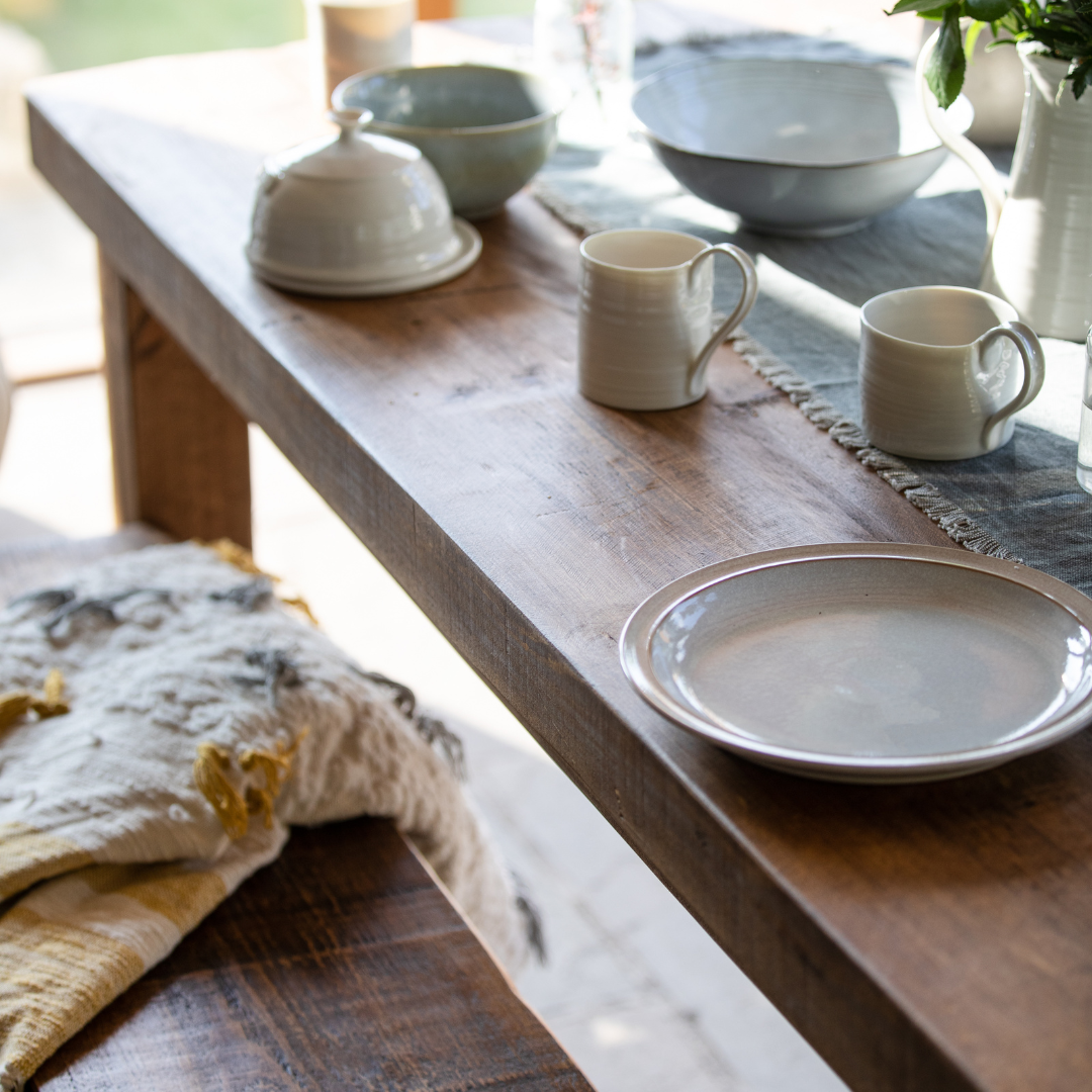 Chopwell Dining Table And Benches -
