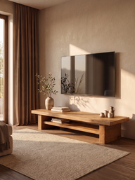 Chopwell Low TV Stand with Storage