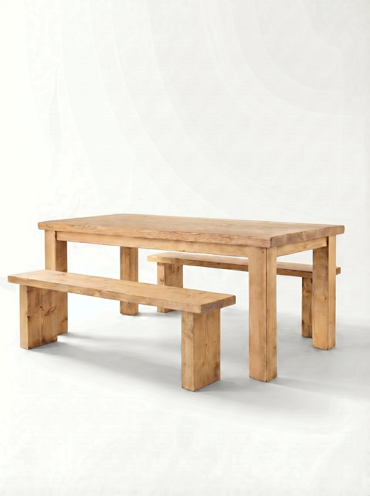 Chopwell Dining Table and Benches - Dining Table and Benches Sets