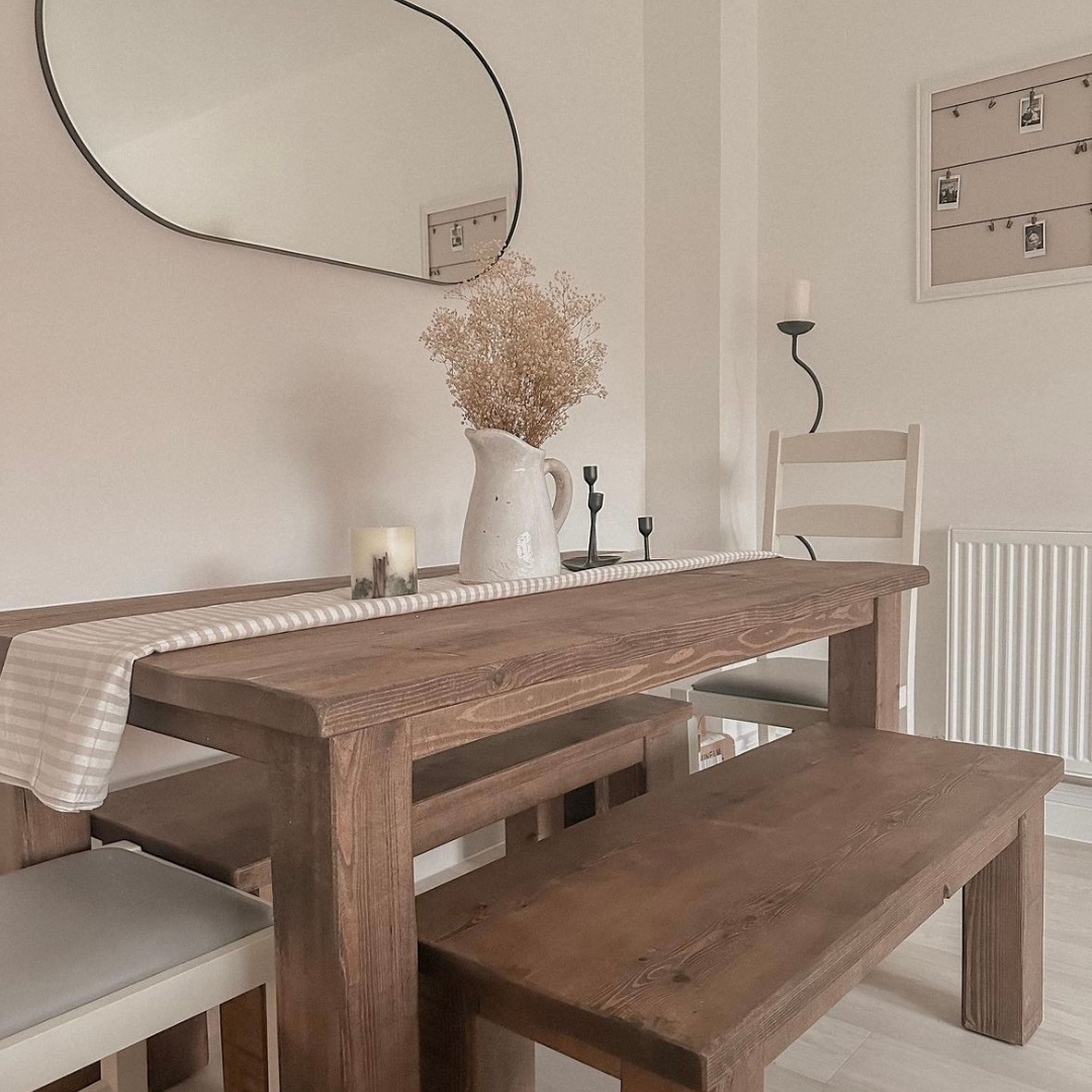 Coleridge Dining Table and Benches -