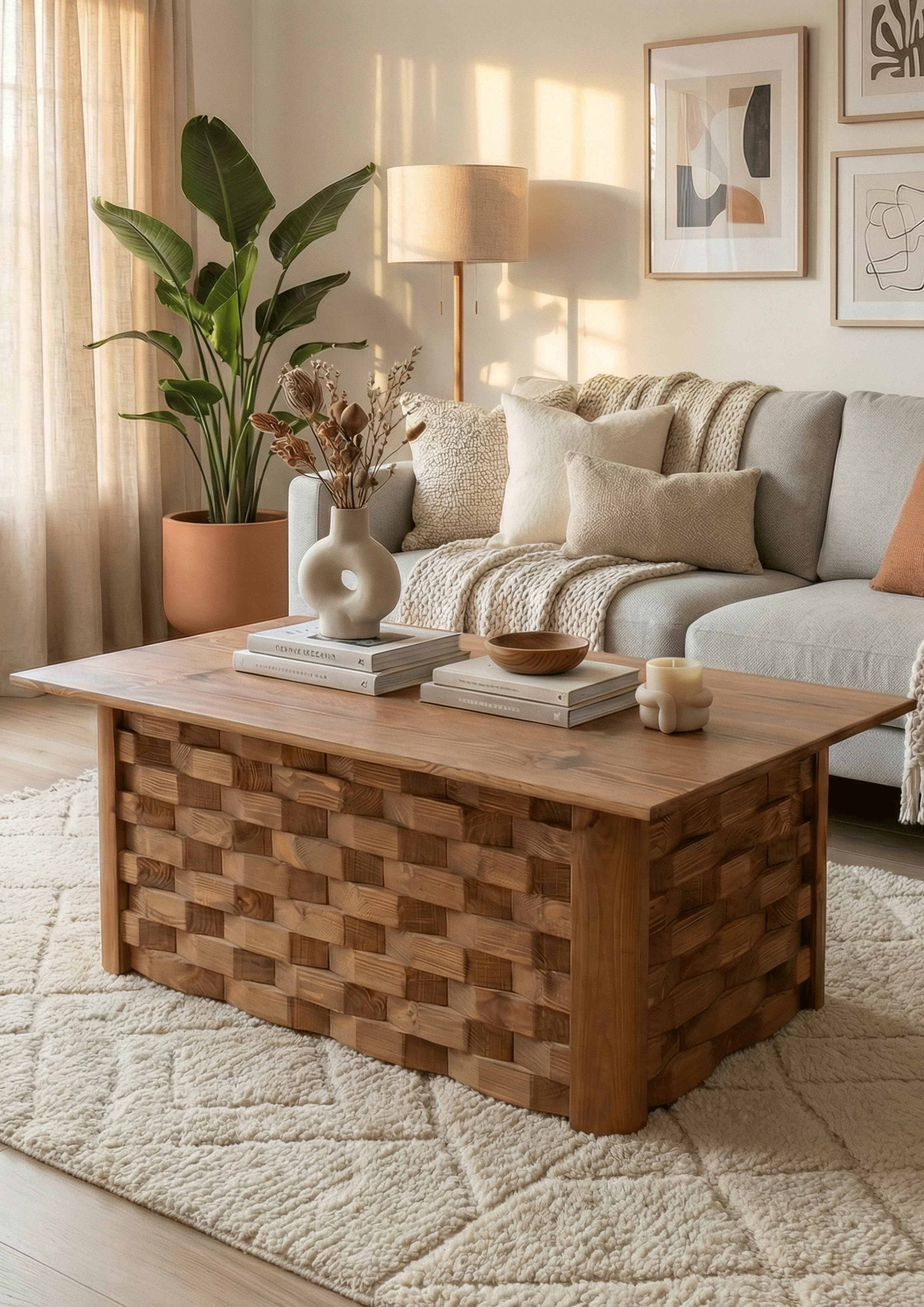 Corbridge Column Coffee Table With Storage