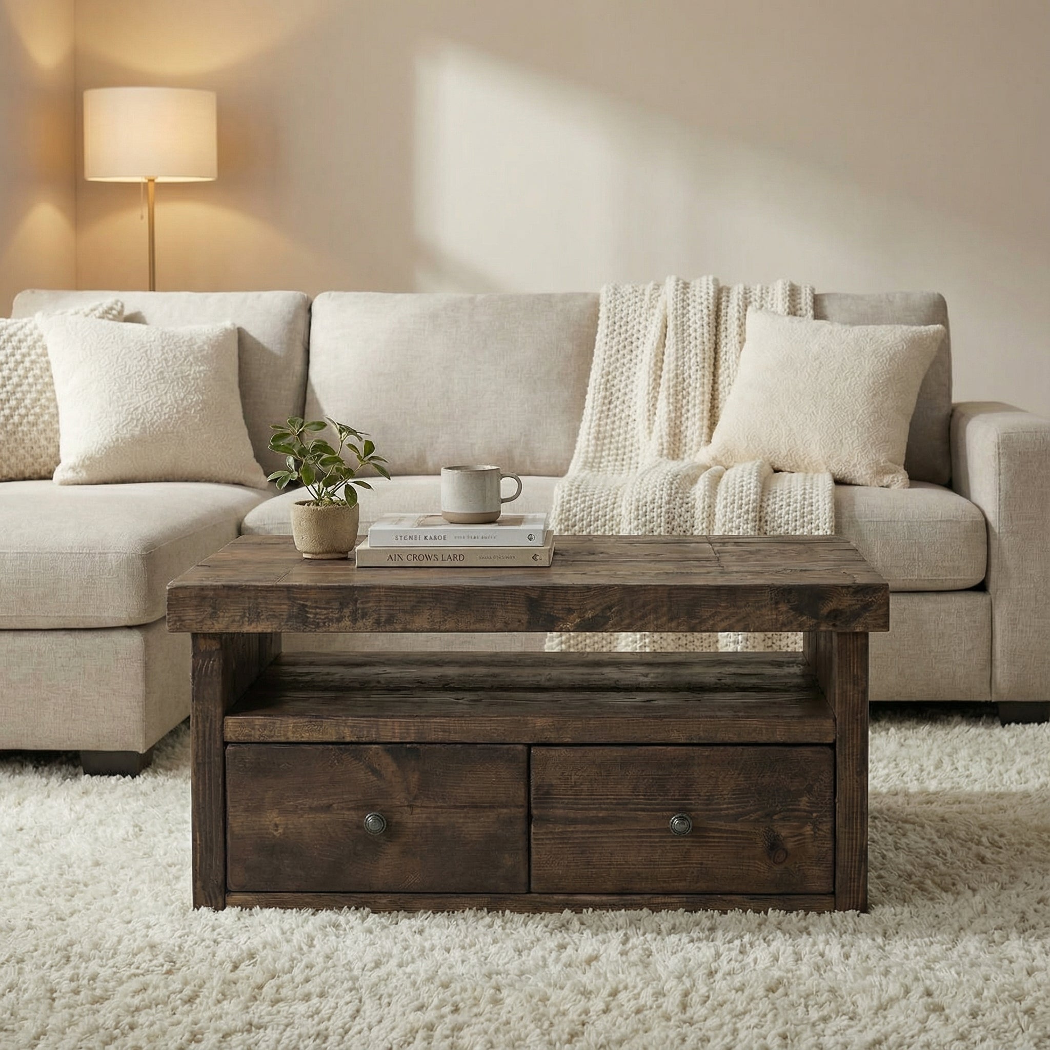 Derwent Coffee Table With Drawers