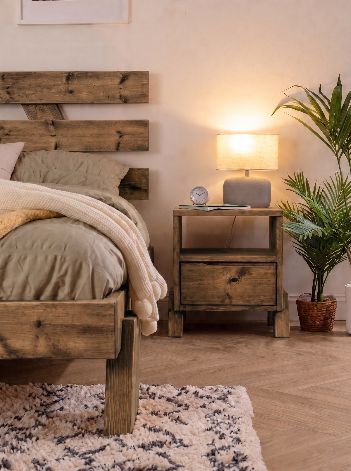 Dunston Bedside Table - Bedside Tables
