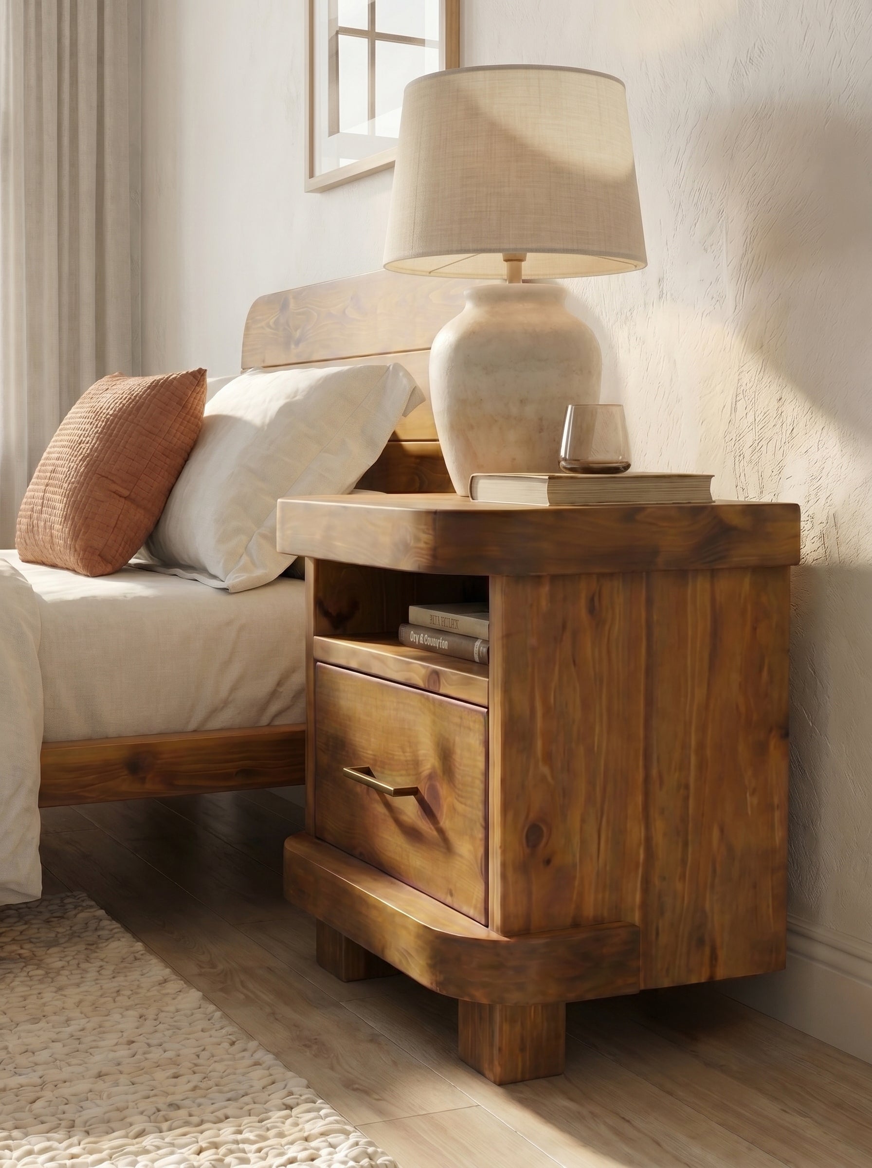 Eskdale Bedside Table - Bedside Tables