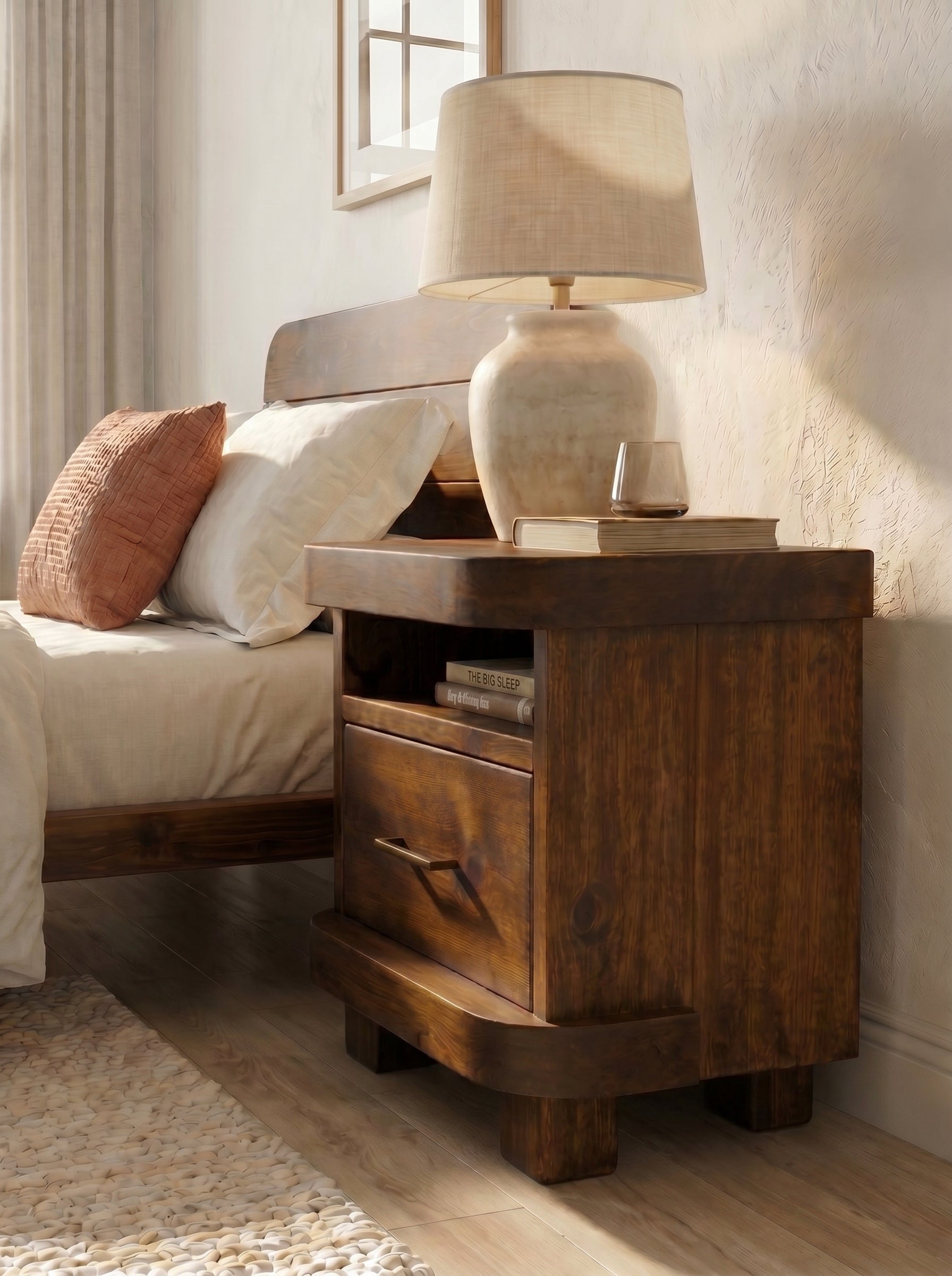 Eskdale Bedside Table - Bedside Tables