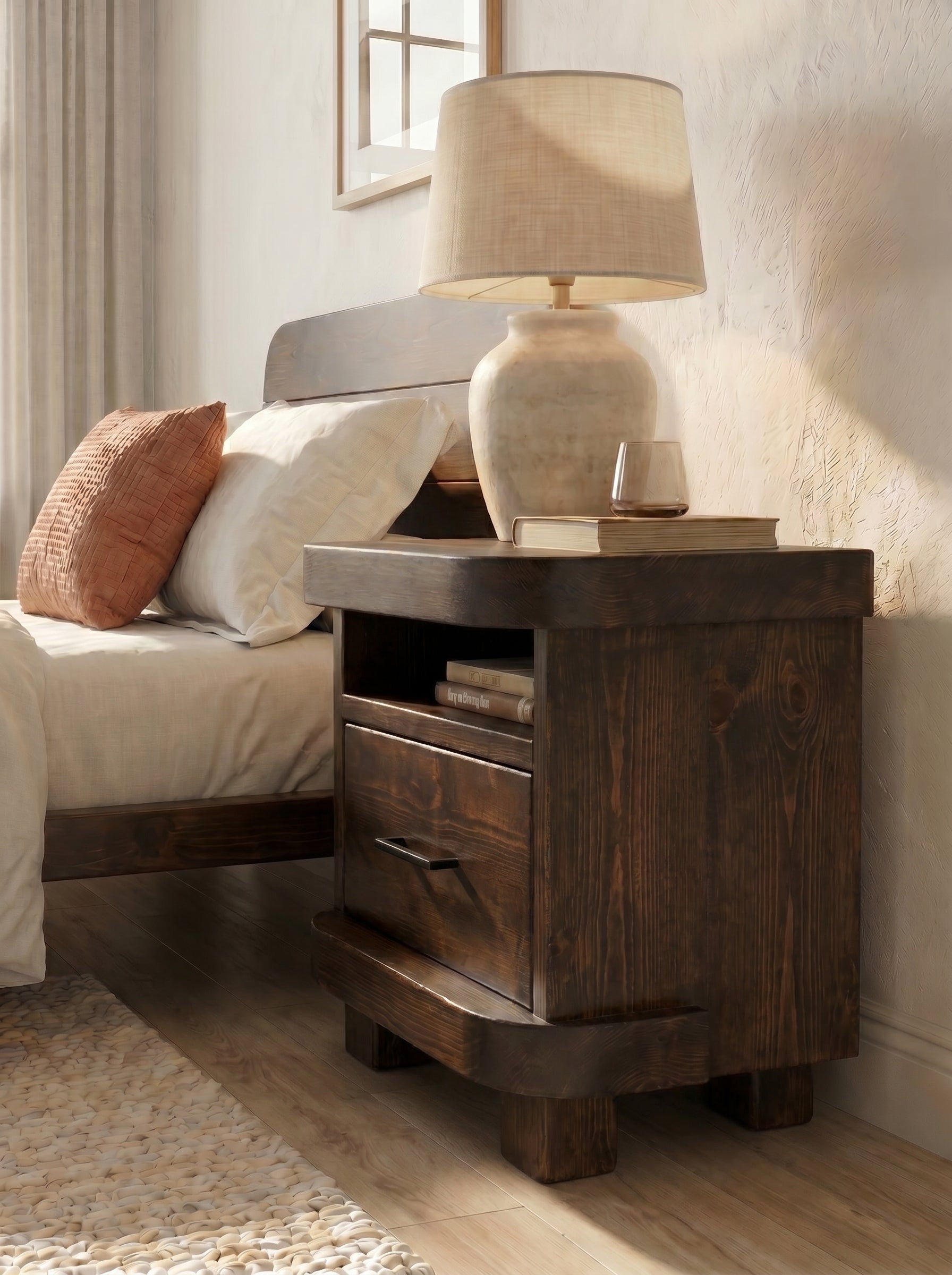 Eskdale Bedside Table - Bedside Tables