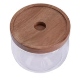 Glass Storage Jar With Wooden Lid 560ml - Storage