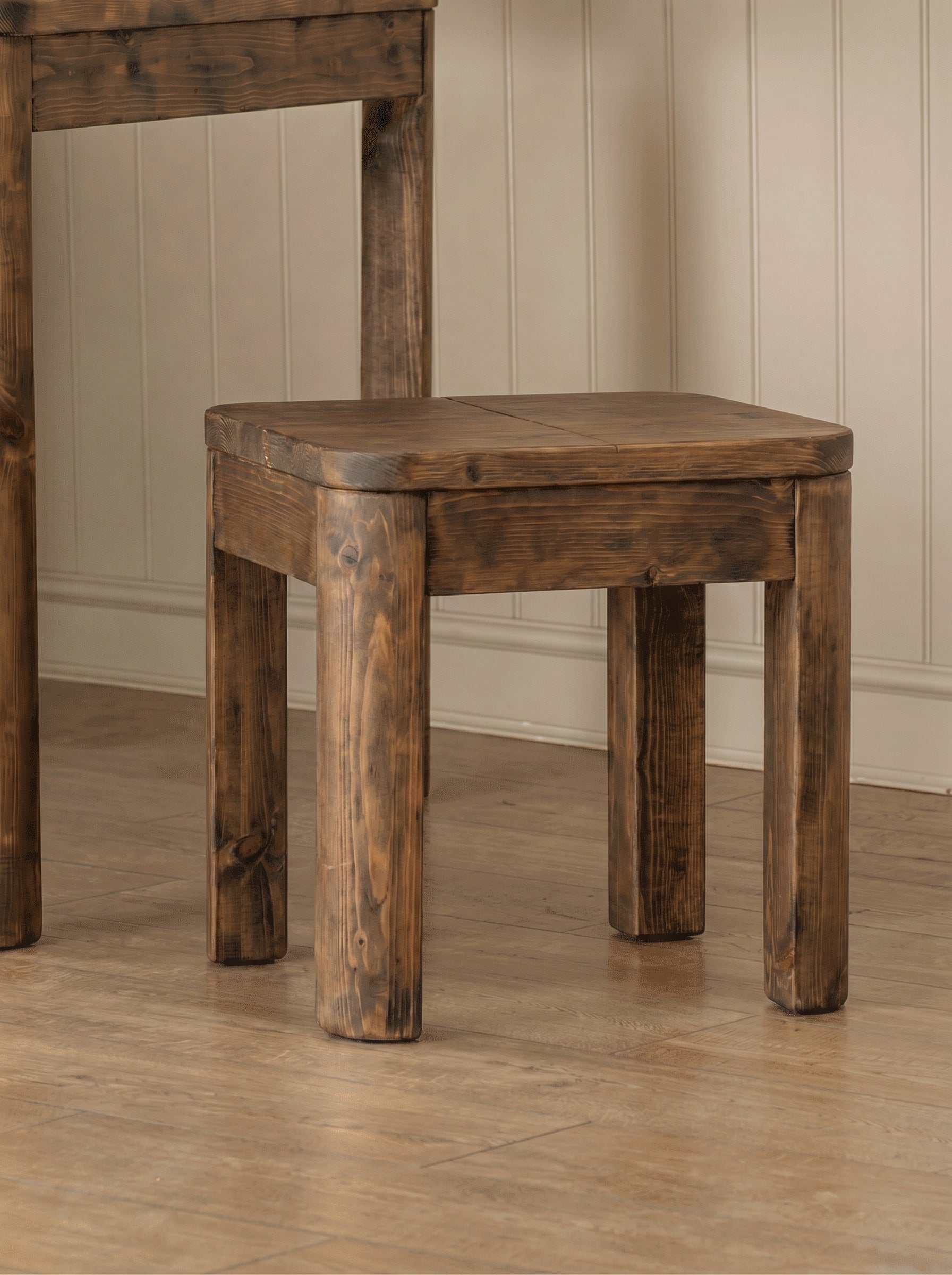 Gosforth Square Dining Table Set - Dining Table and Stools Sets