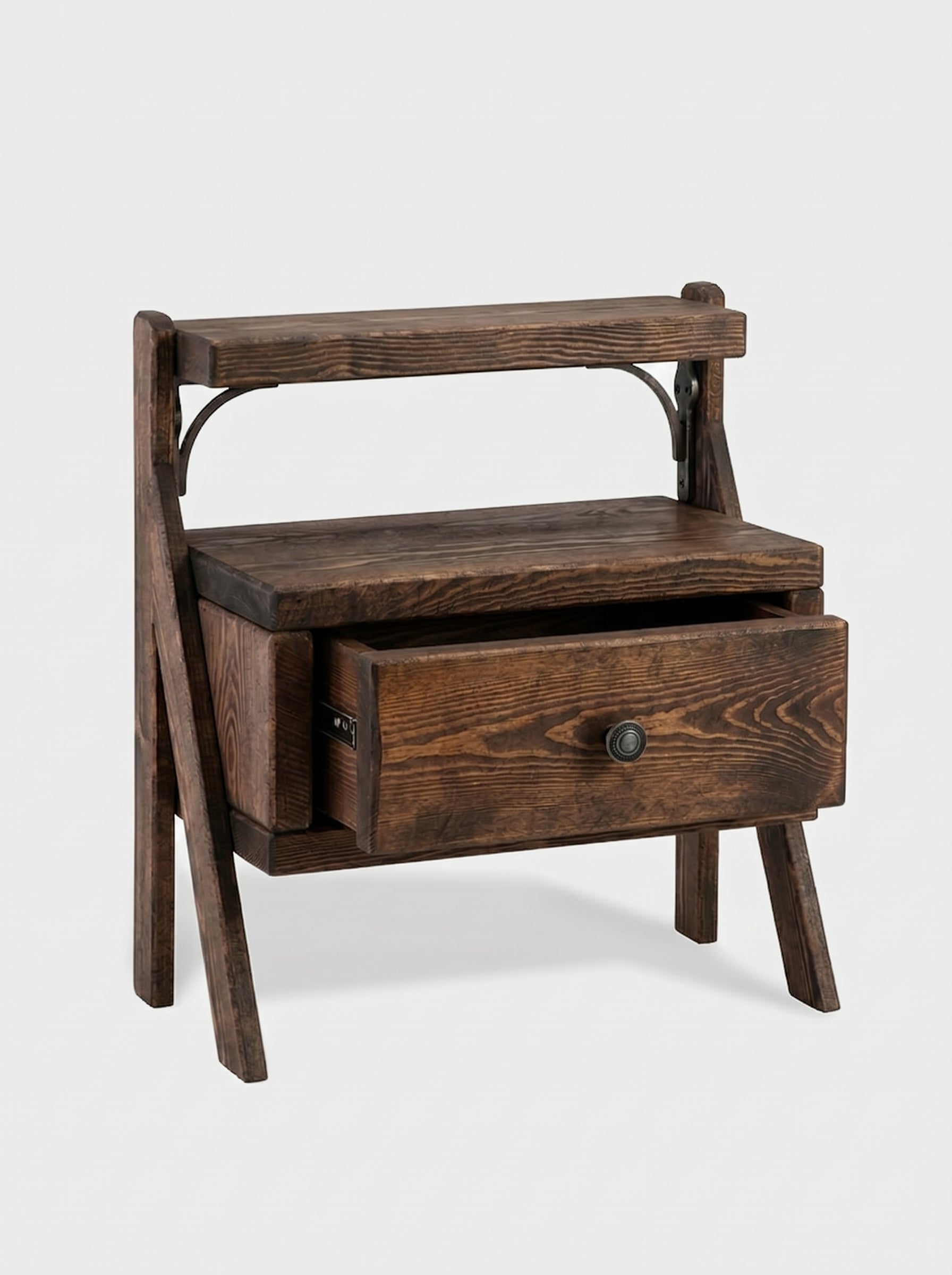 Heaton Ladder Style Bedside Table - Bedside Tables