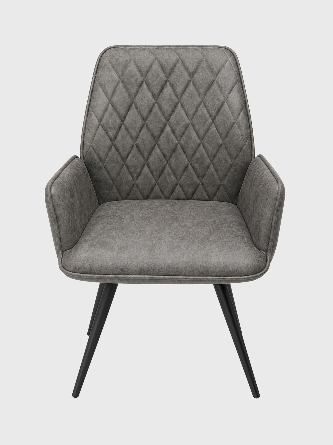 High Arm Swivel Dining Chair -