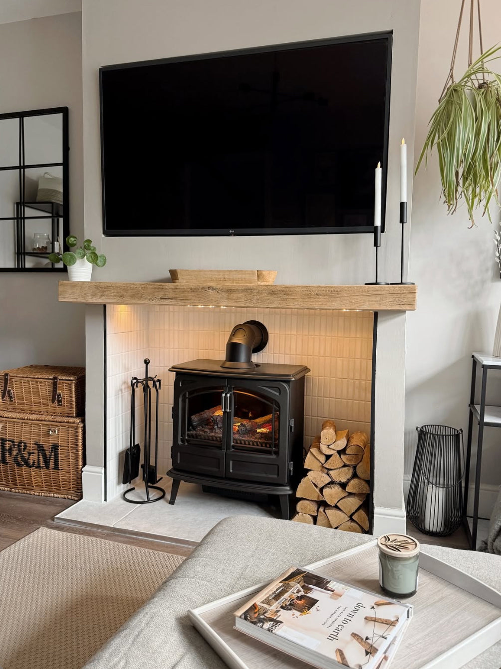 6x4 Oak Floating Shelf (14x9cm) -