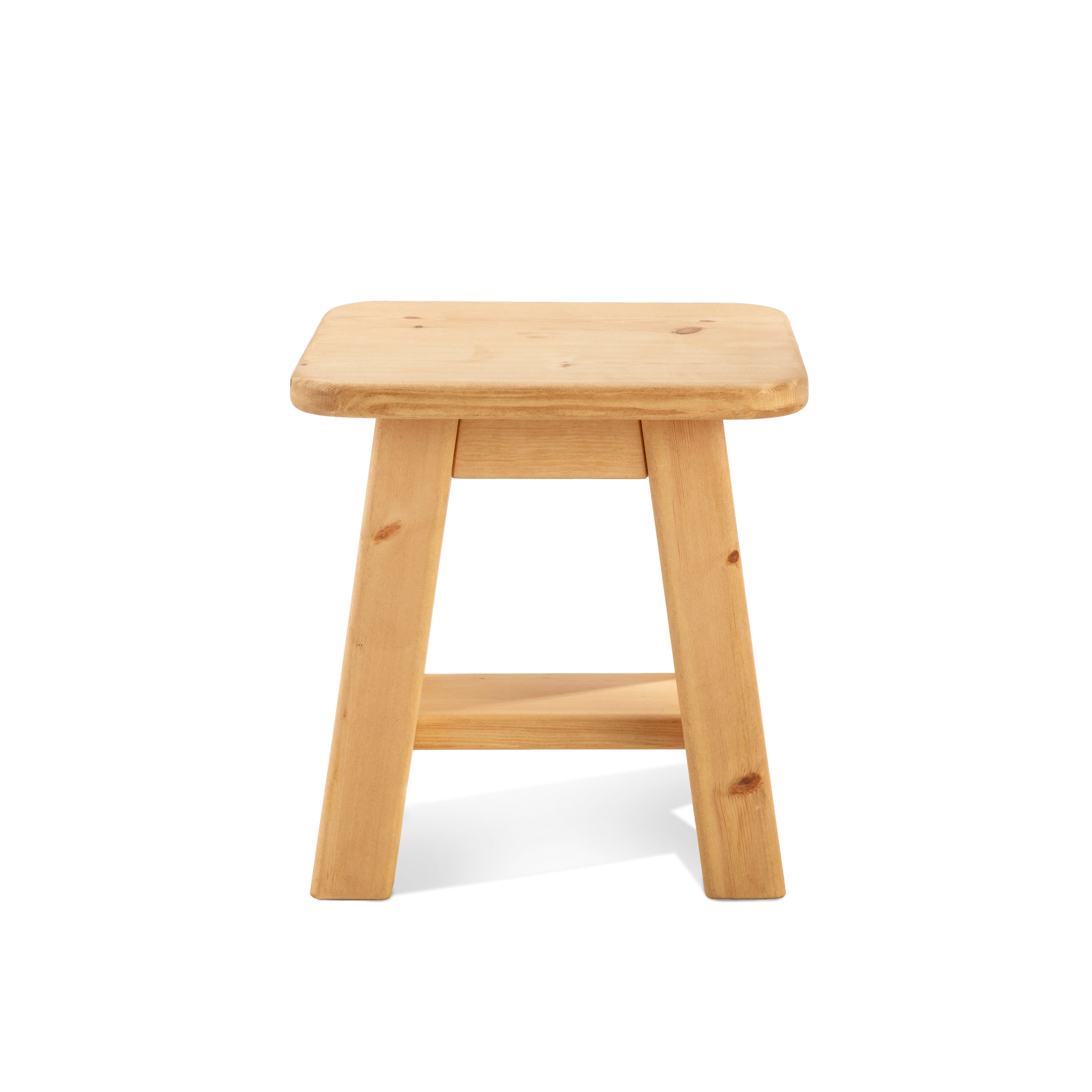 Lambton Bedside Table Stool With Shelf - Outlet - Save 15%