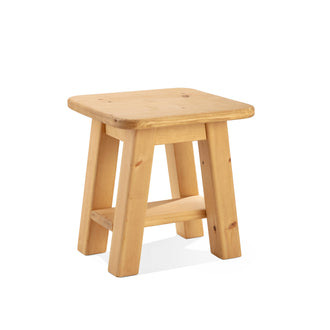 Lambton Bedside Table Stool With Shelf - Outlet - Save 15%