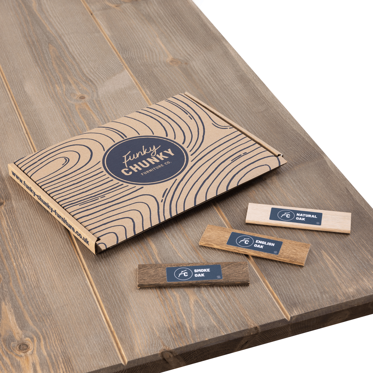Oak Shelves & Mantels - Wax Finish Samples - Sample Packs