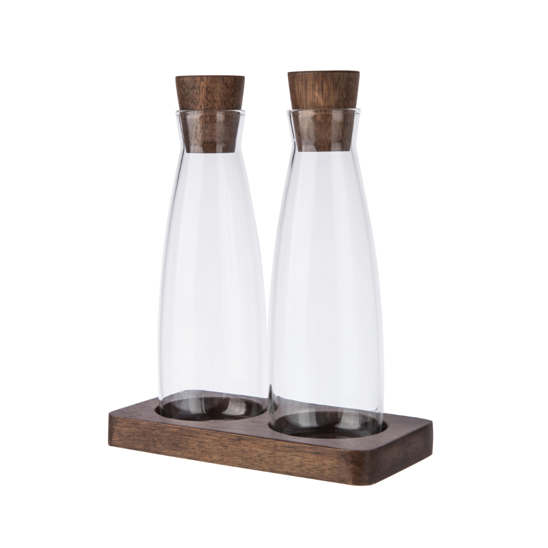Oil And Vinegar Set With Tray -