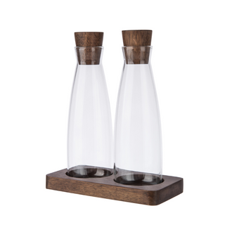 Oil And Vinegar Set With Tray