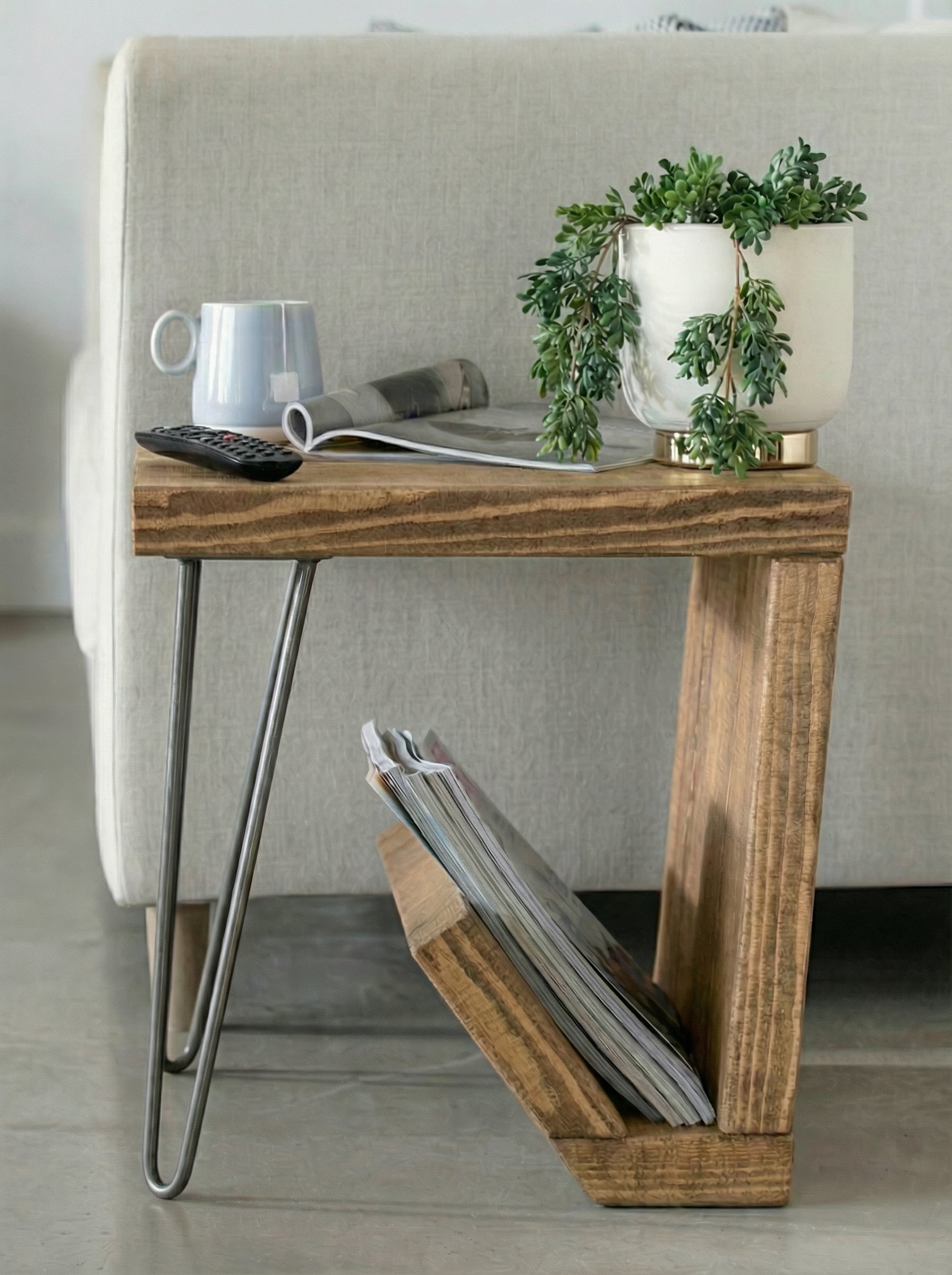 Ouseburn Side Table With Storage - Side Tables