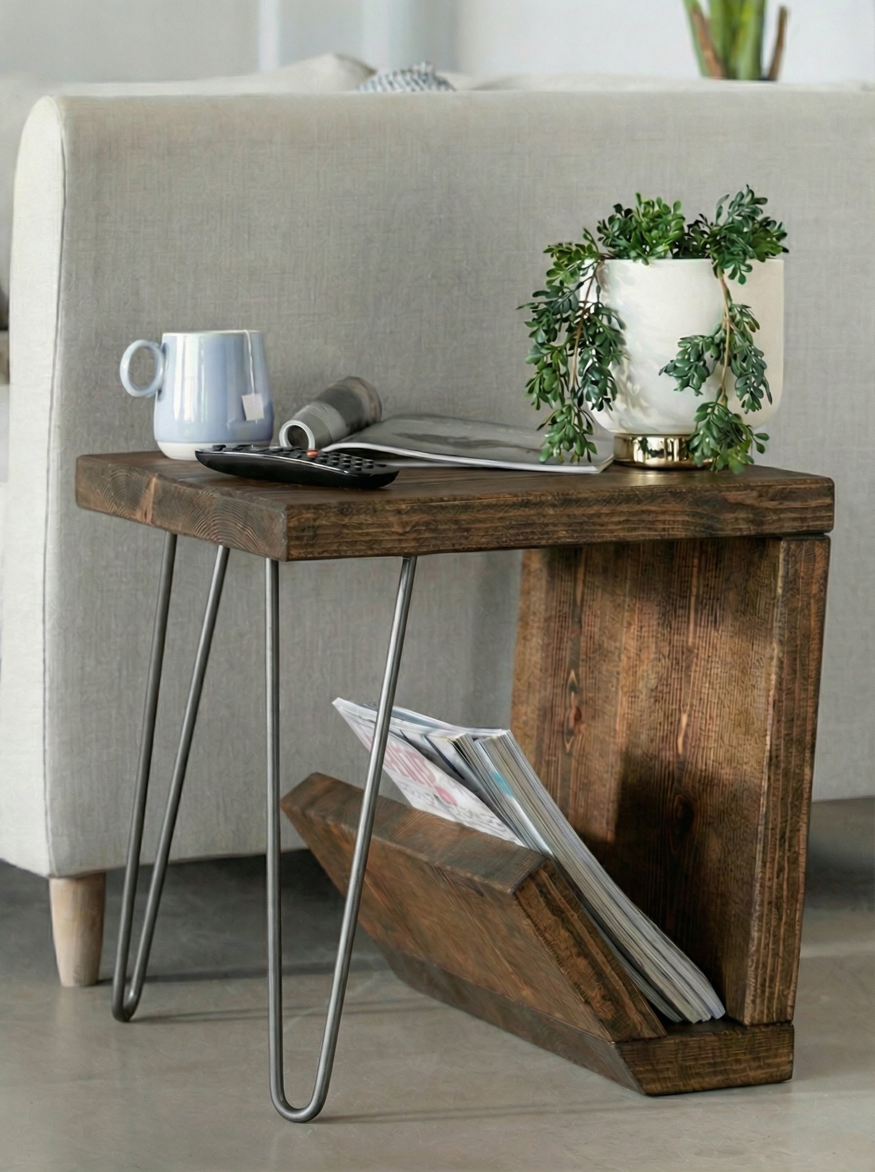 Ouseburn Side Table With Storage - Side Tables