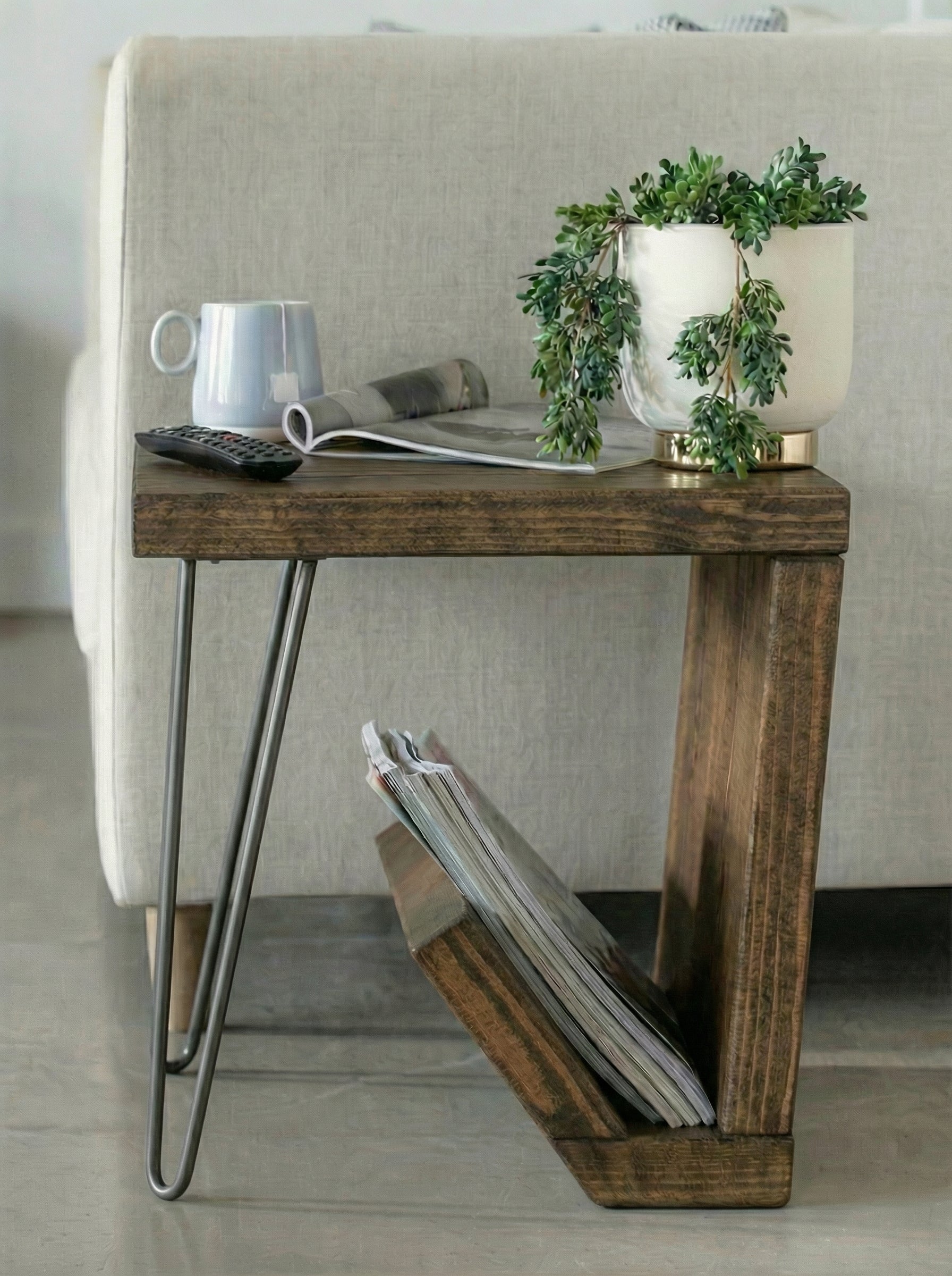 Ouseburn Side Table With Storage - Side Tables