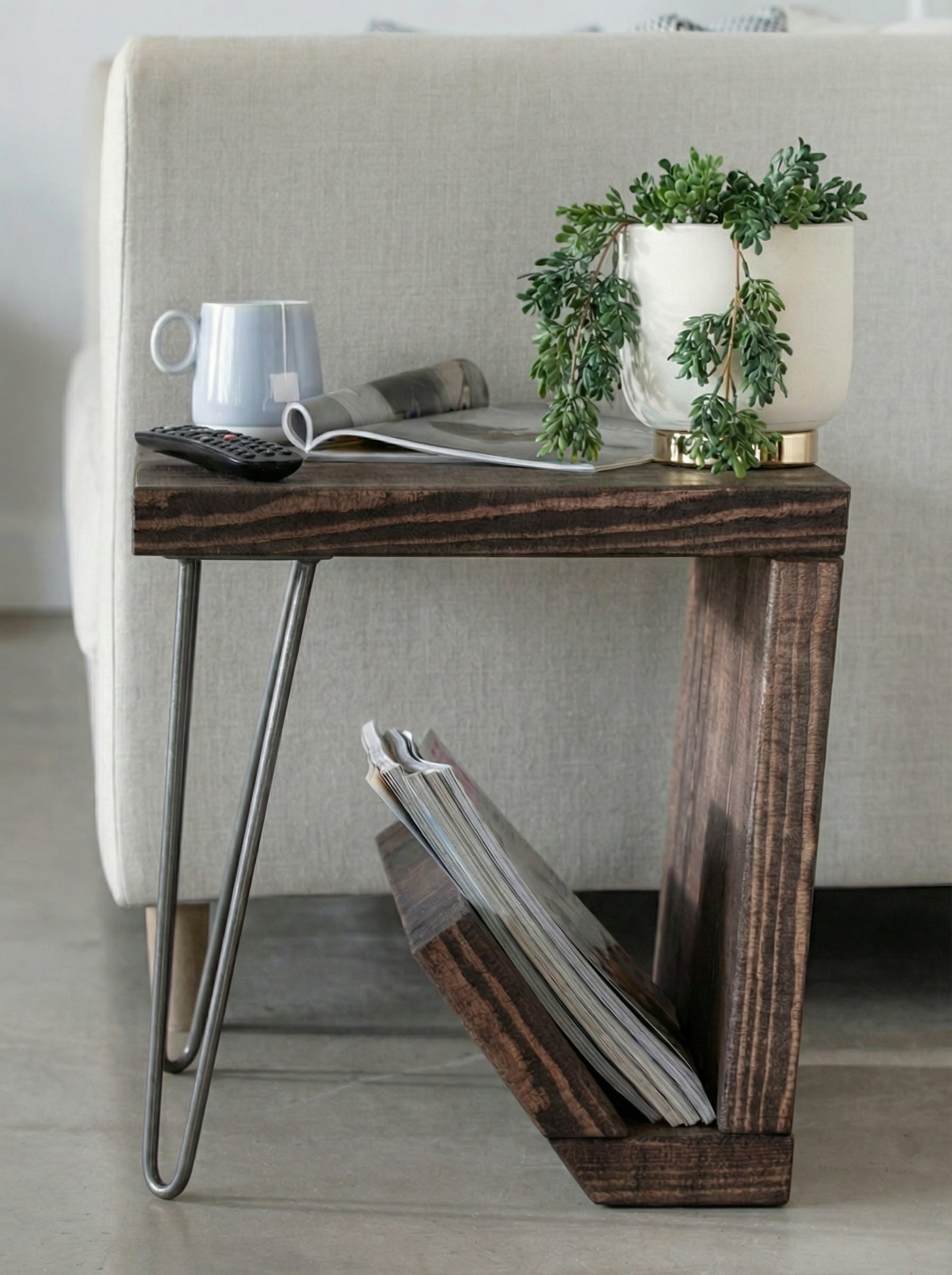 Ouseburn Side Table With Storage - Side Tables