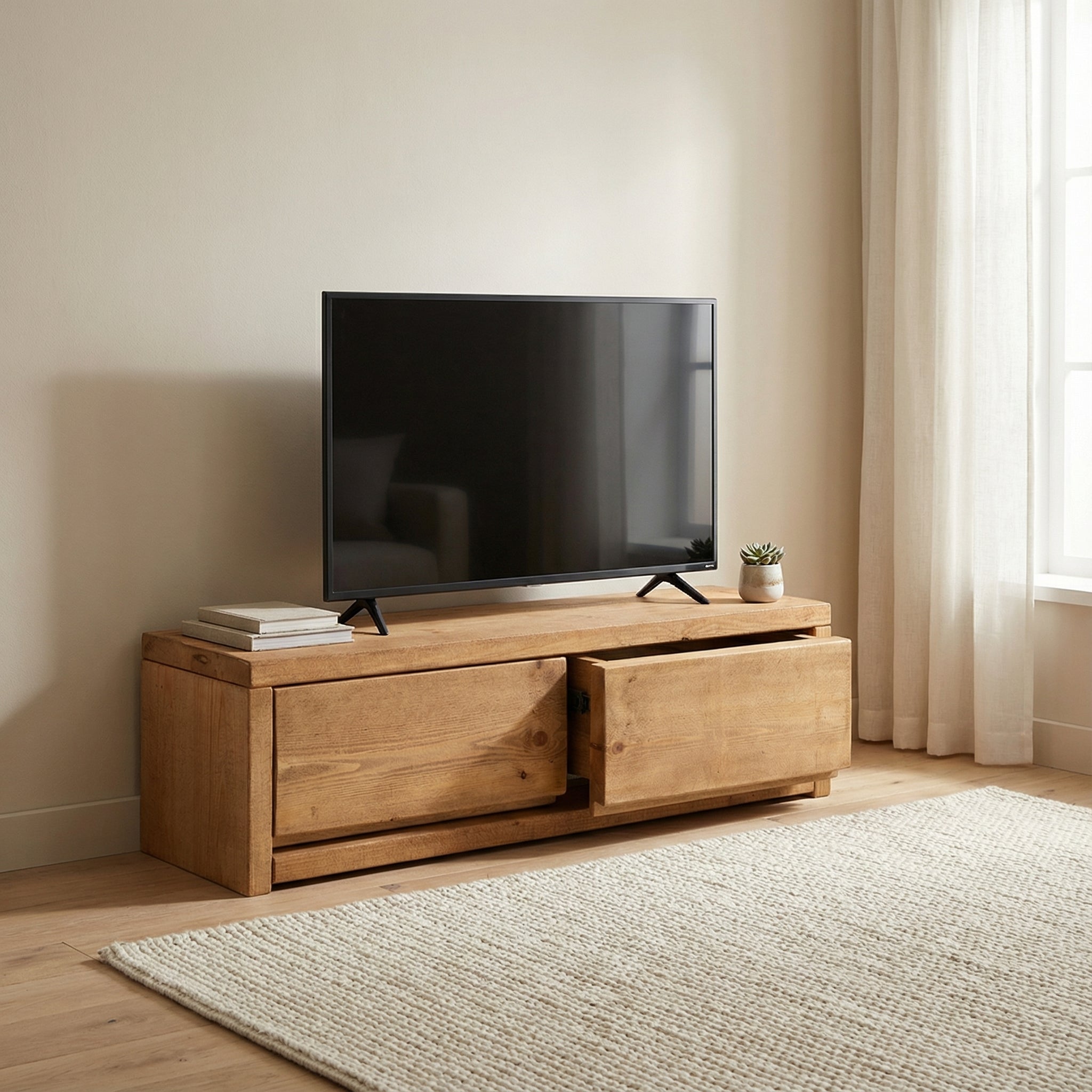 Pandon TV Stand 2 Drawers