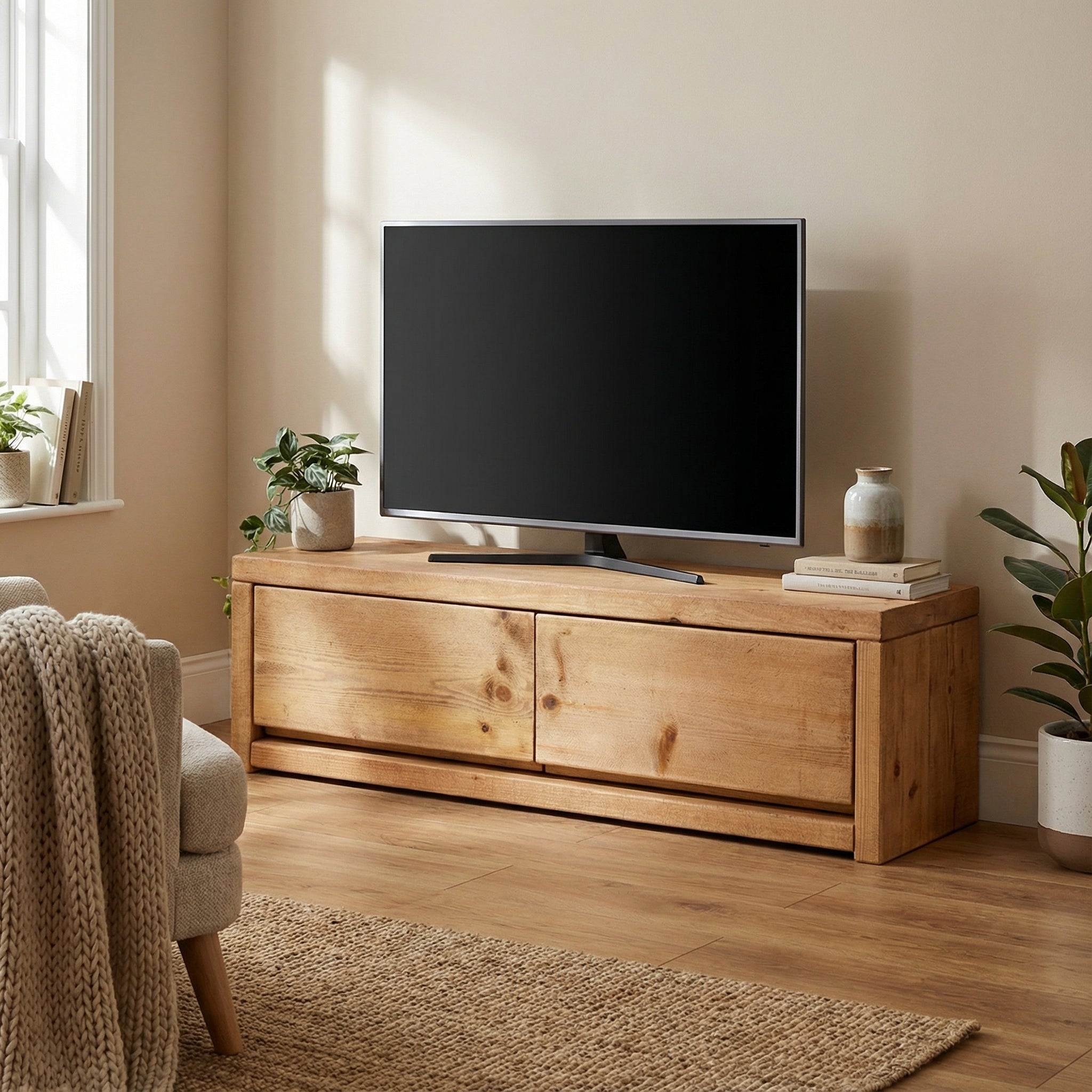 Pandon TV Stand 2 Drawers