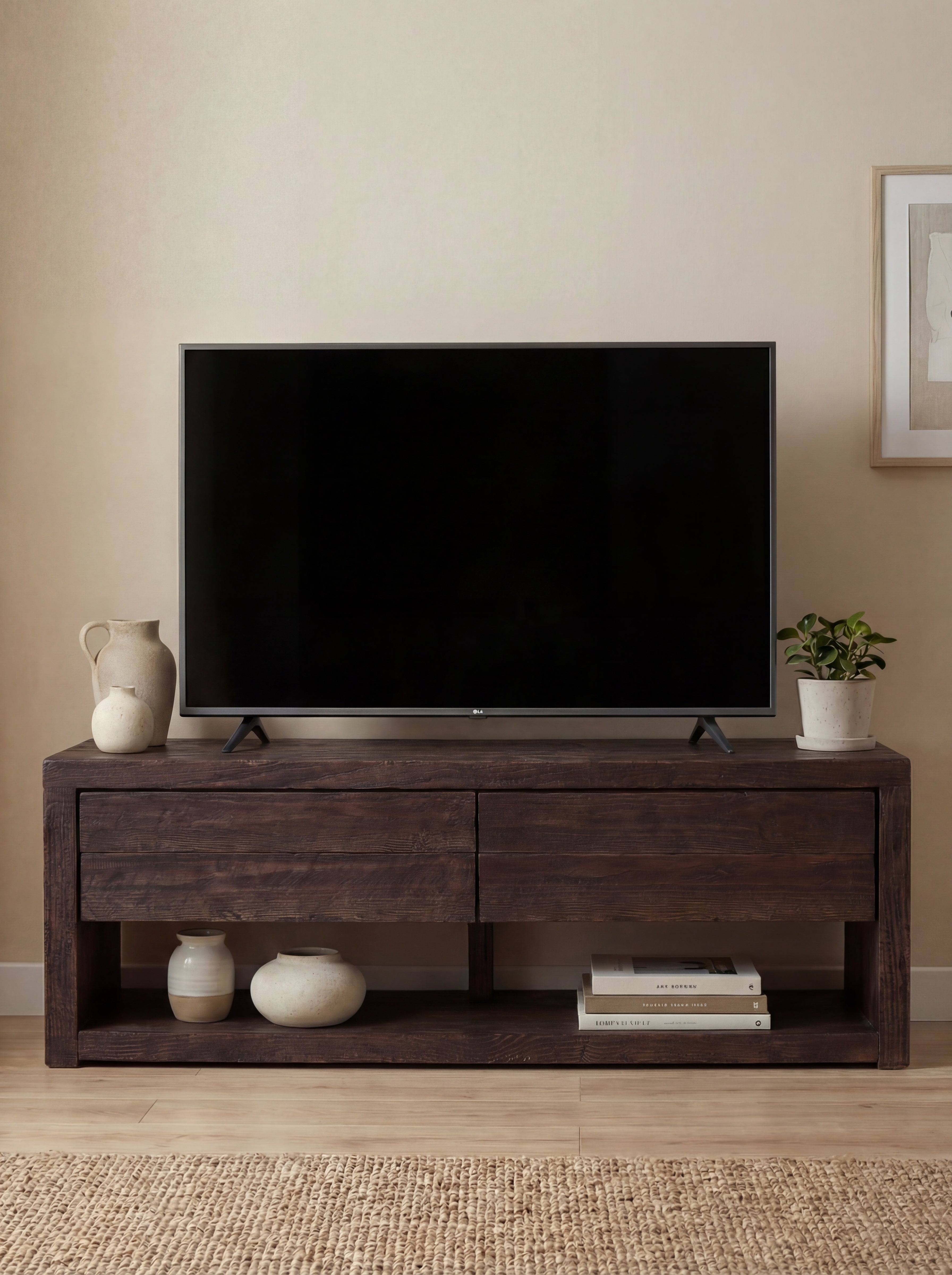 Pandon TV Stand 2 Drawers - TV Stands