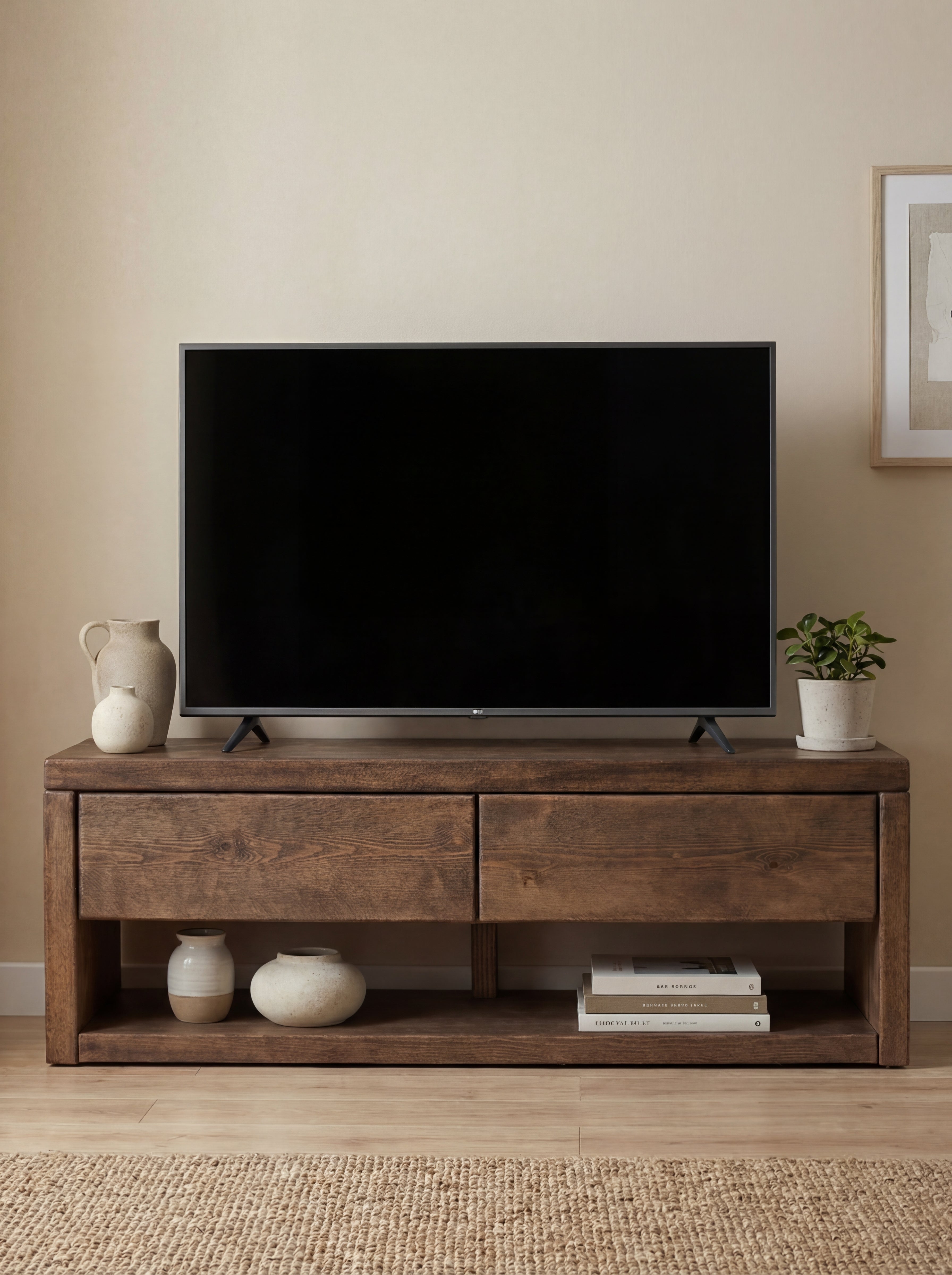 Pandon TV Stand 2 Drawers And Storage - TV Stands
